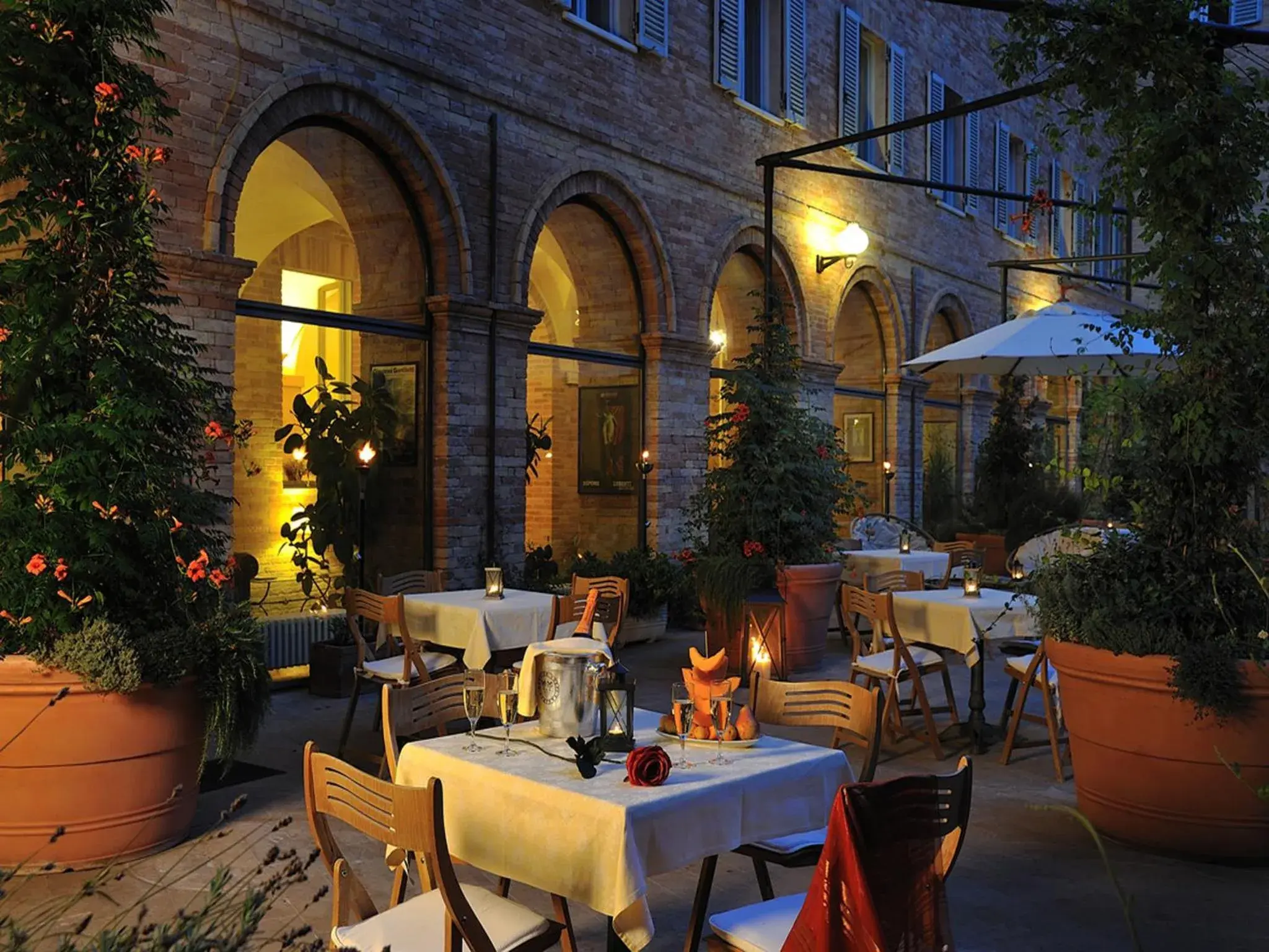 Balcony/Terrace, Restaurant/Places to Eat in Albergo San Domenico