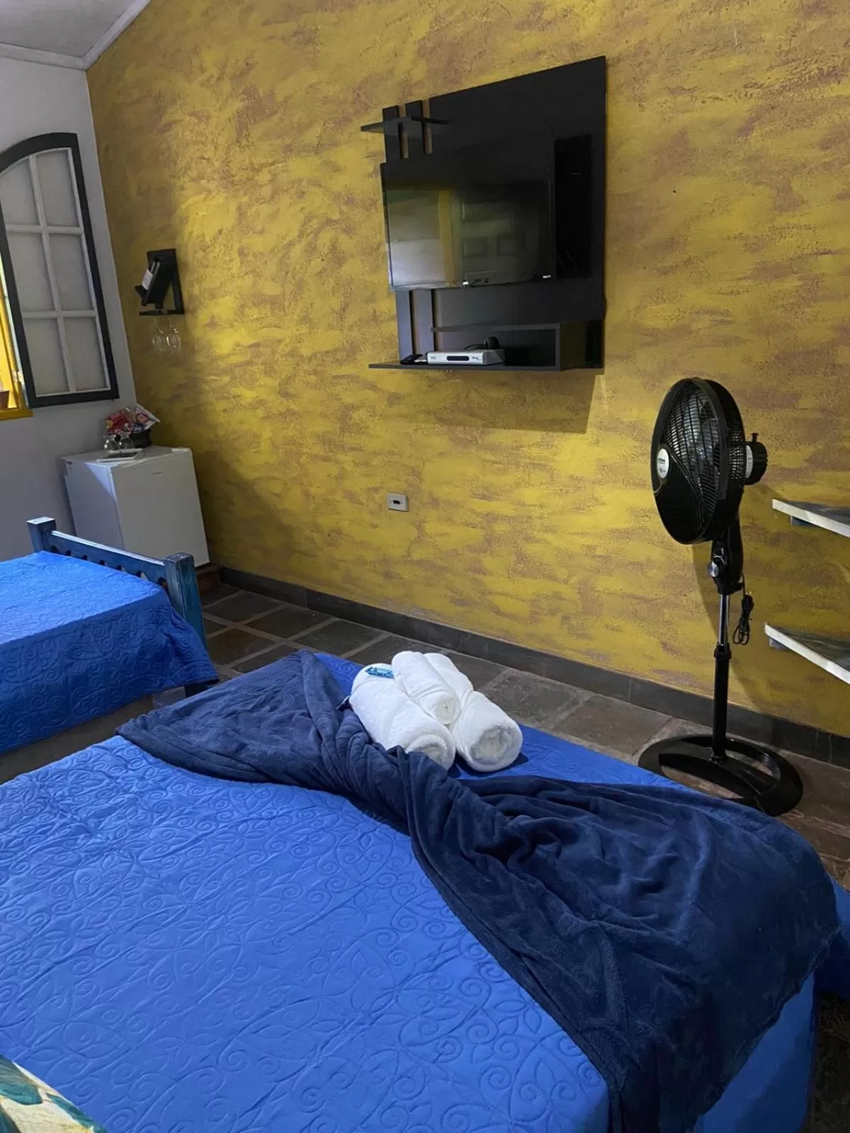 Bed in Pousada das Brumas