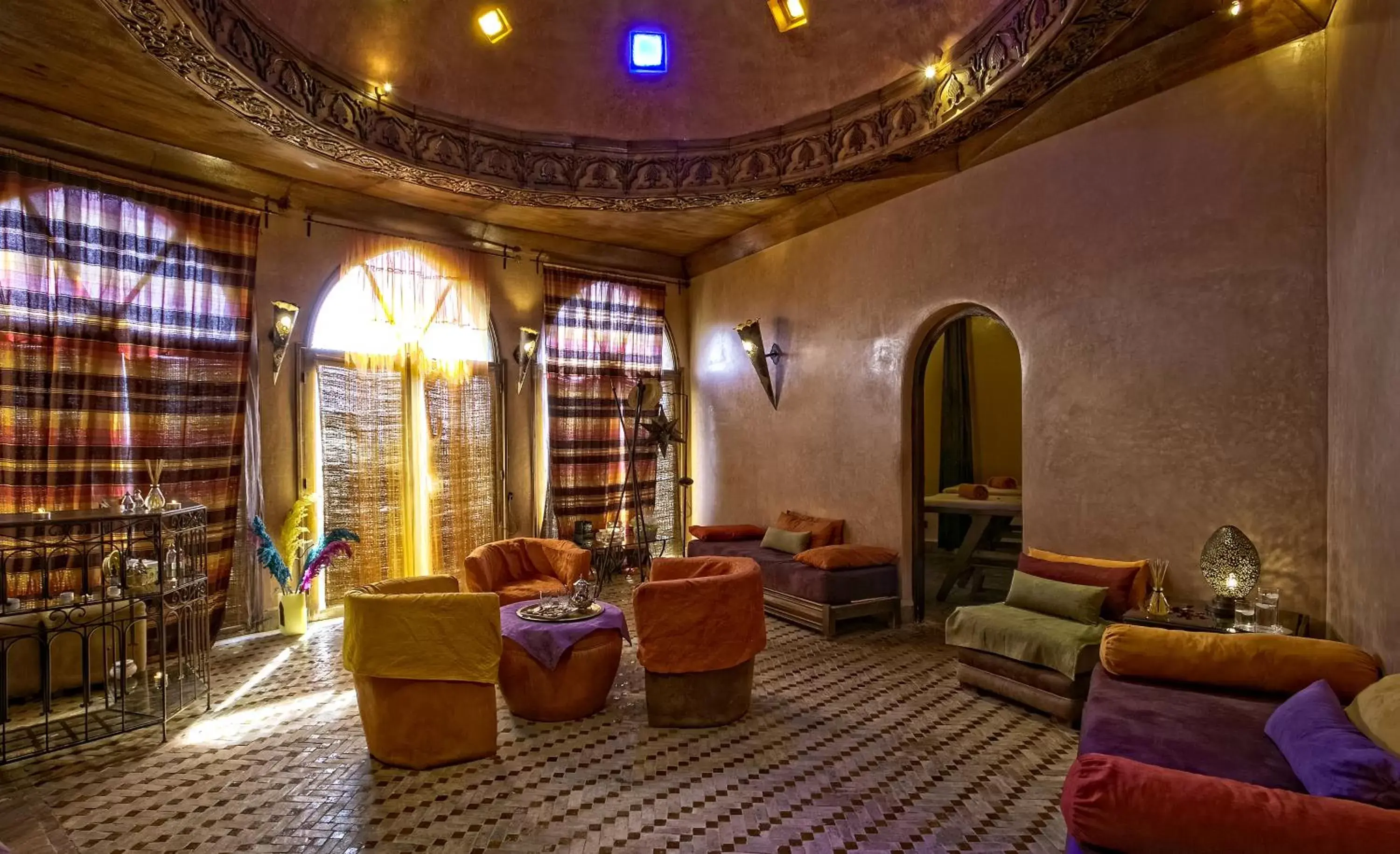 Spa and wellness centre/facilities, Seating Area in Hotel Kasbah Le Mirage & Spa