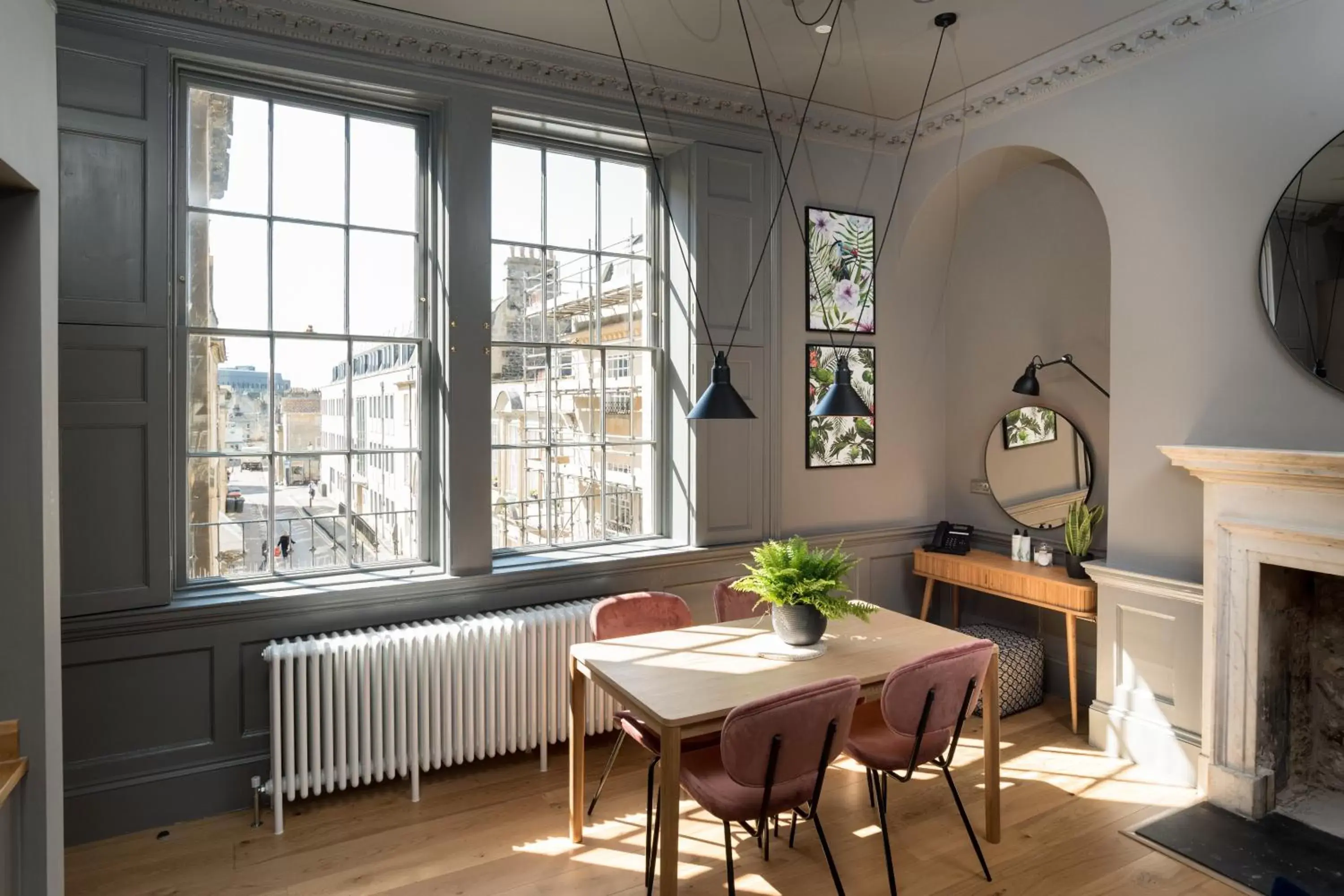 Dining Area in Hiding Space - Trim Street Apartments