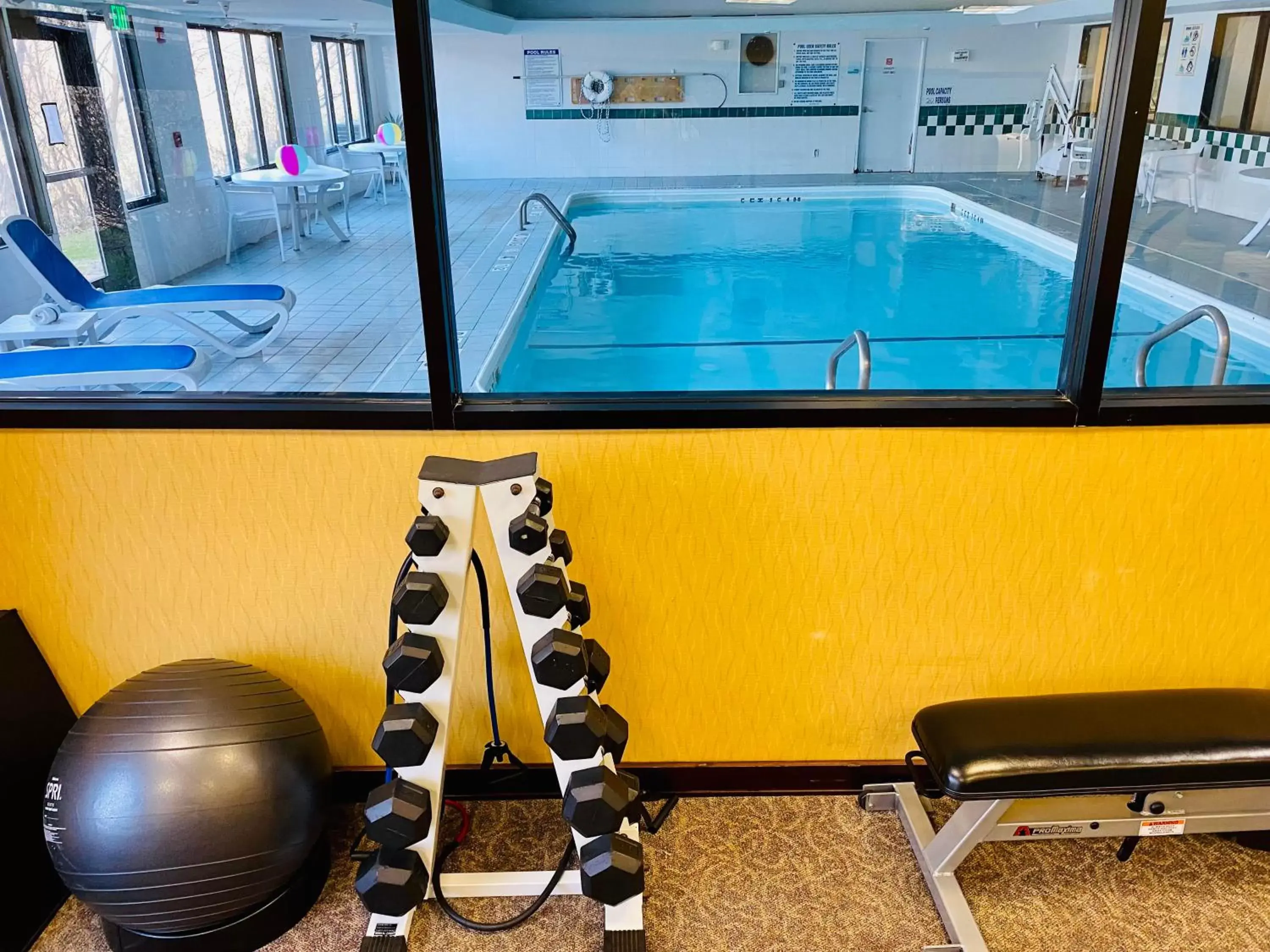 Swimming pool, Fitness Center/Facilities in Holiday Inn Express Plymouth, an IHG Hotel