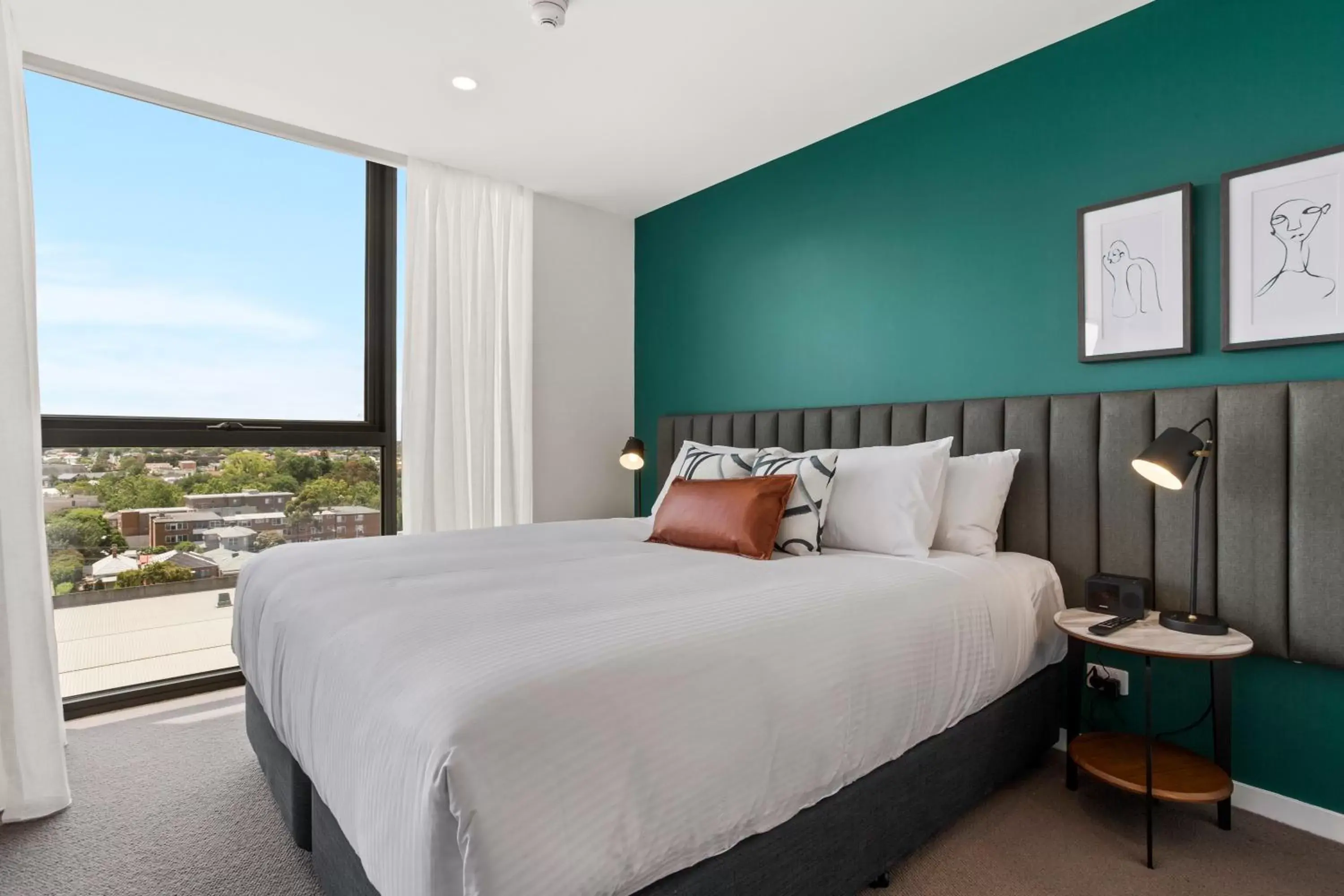 One Bedroom Apartment with Twin Beds and Balcony in The Sebel Melbourne Moonee Ponds