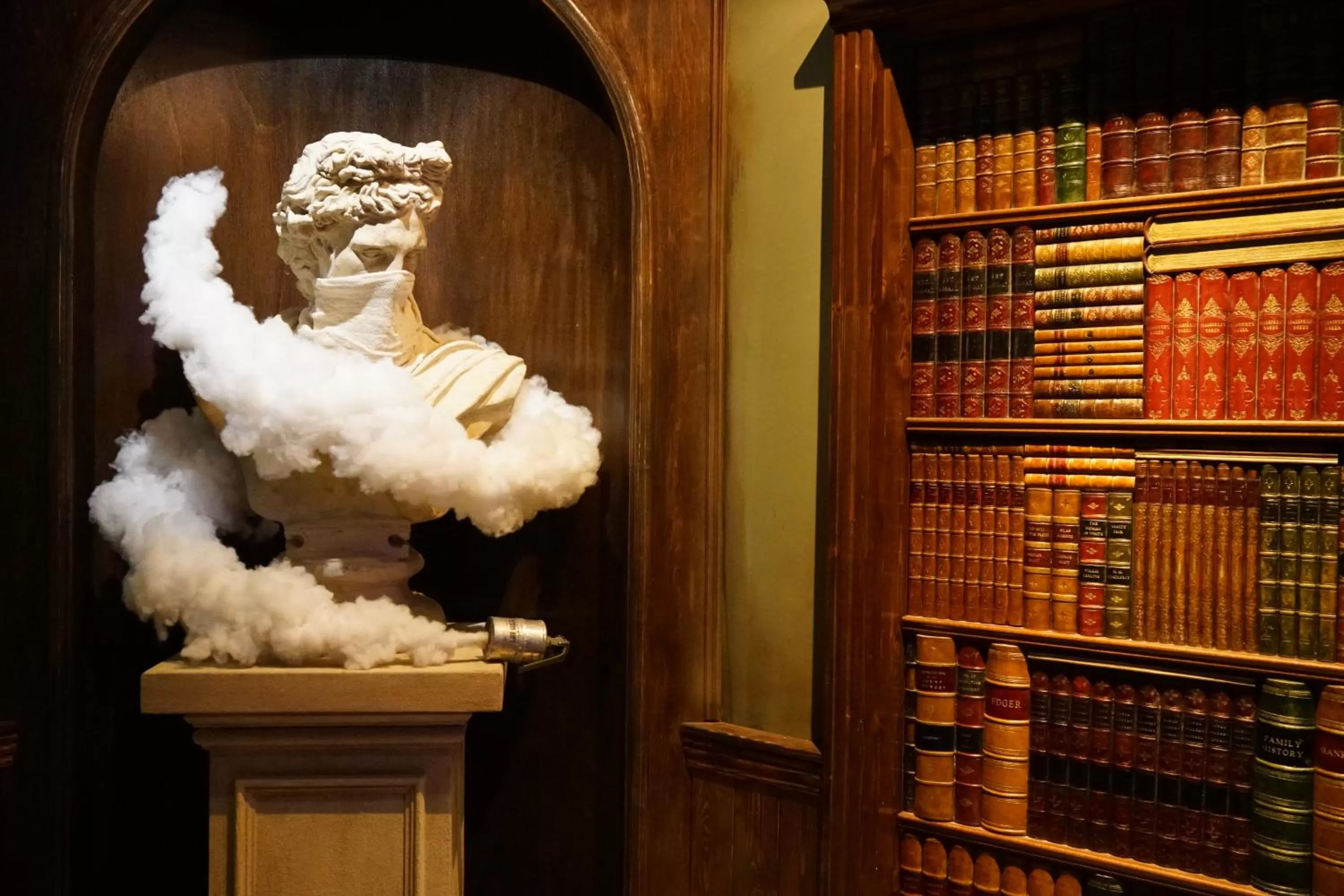 Lounge or bar in The Walled Off Hotel