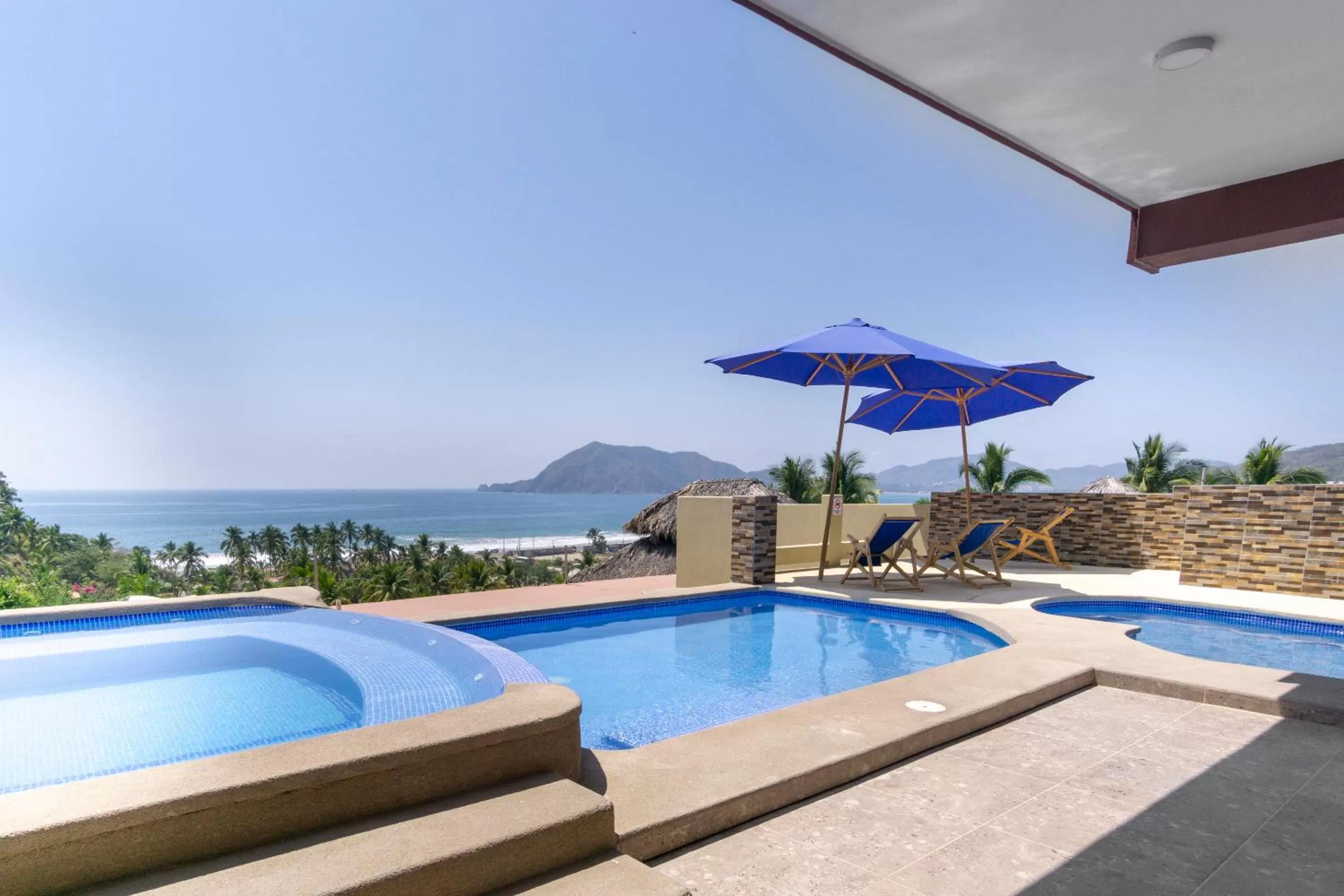 Pool view in Grand View Suites