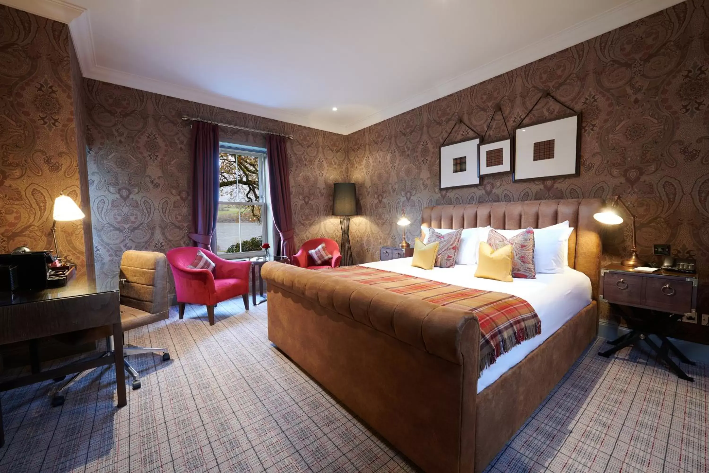 Bedroom in Cameron House on Loch Lomond