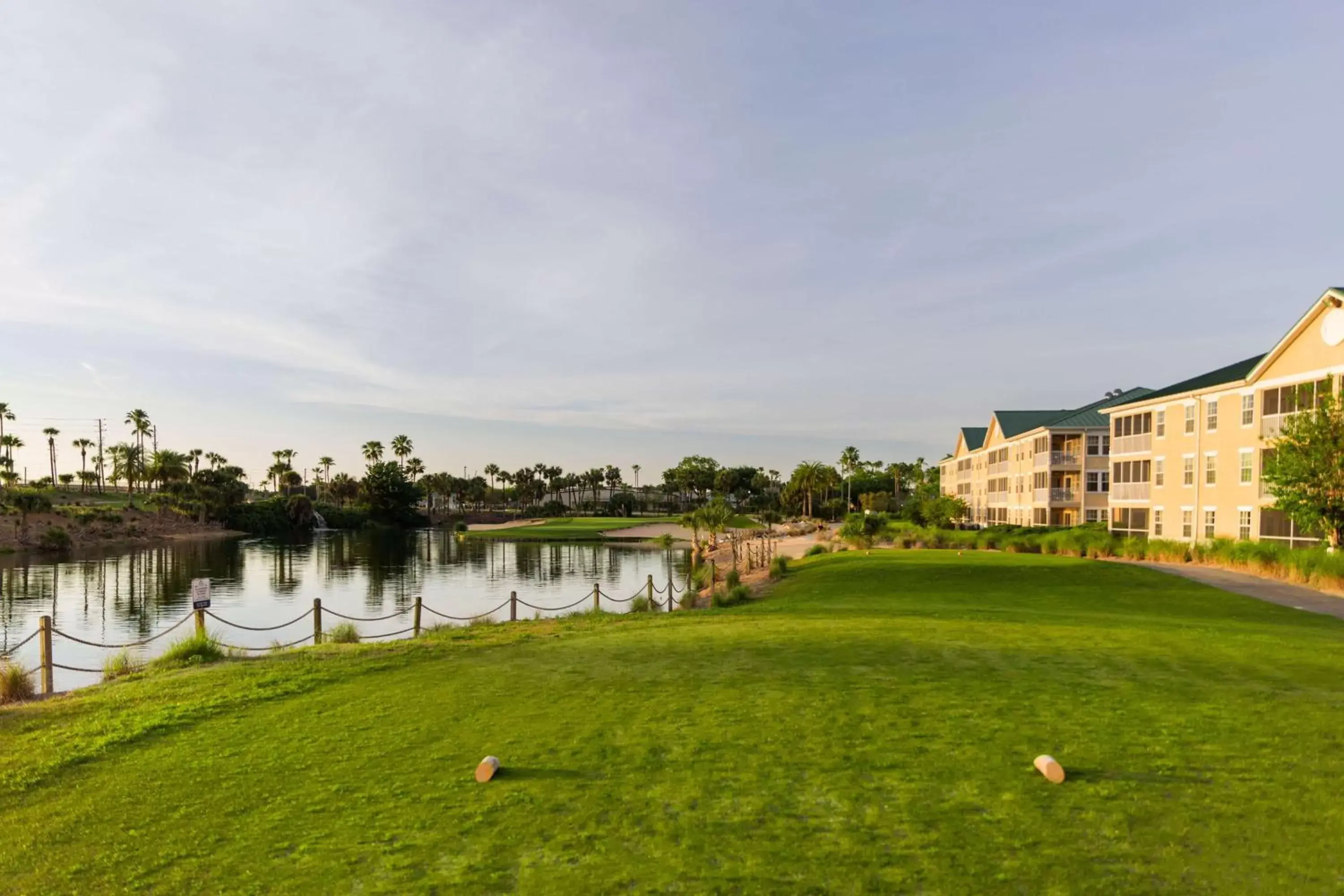 Golfcourse in Hilton Vacation Club Mystic Dunes Orlando