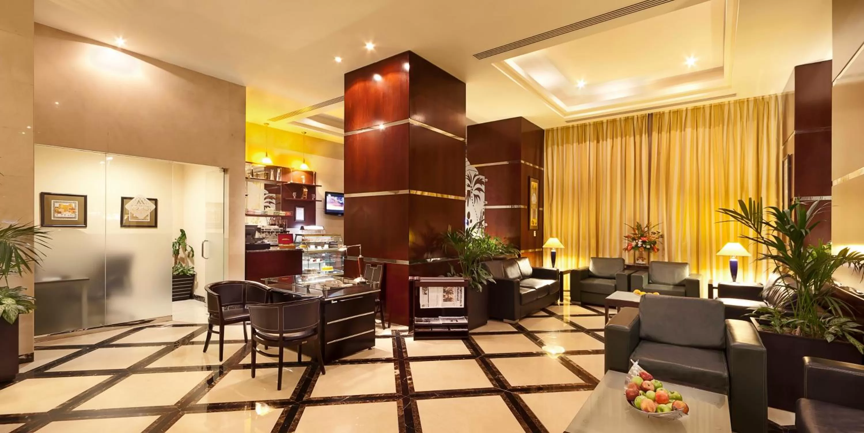 Lobby or reception in Al Manzel Hotel Apartments