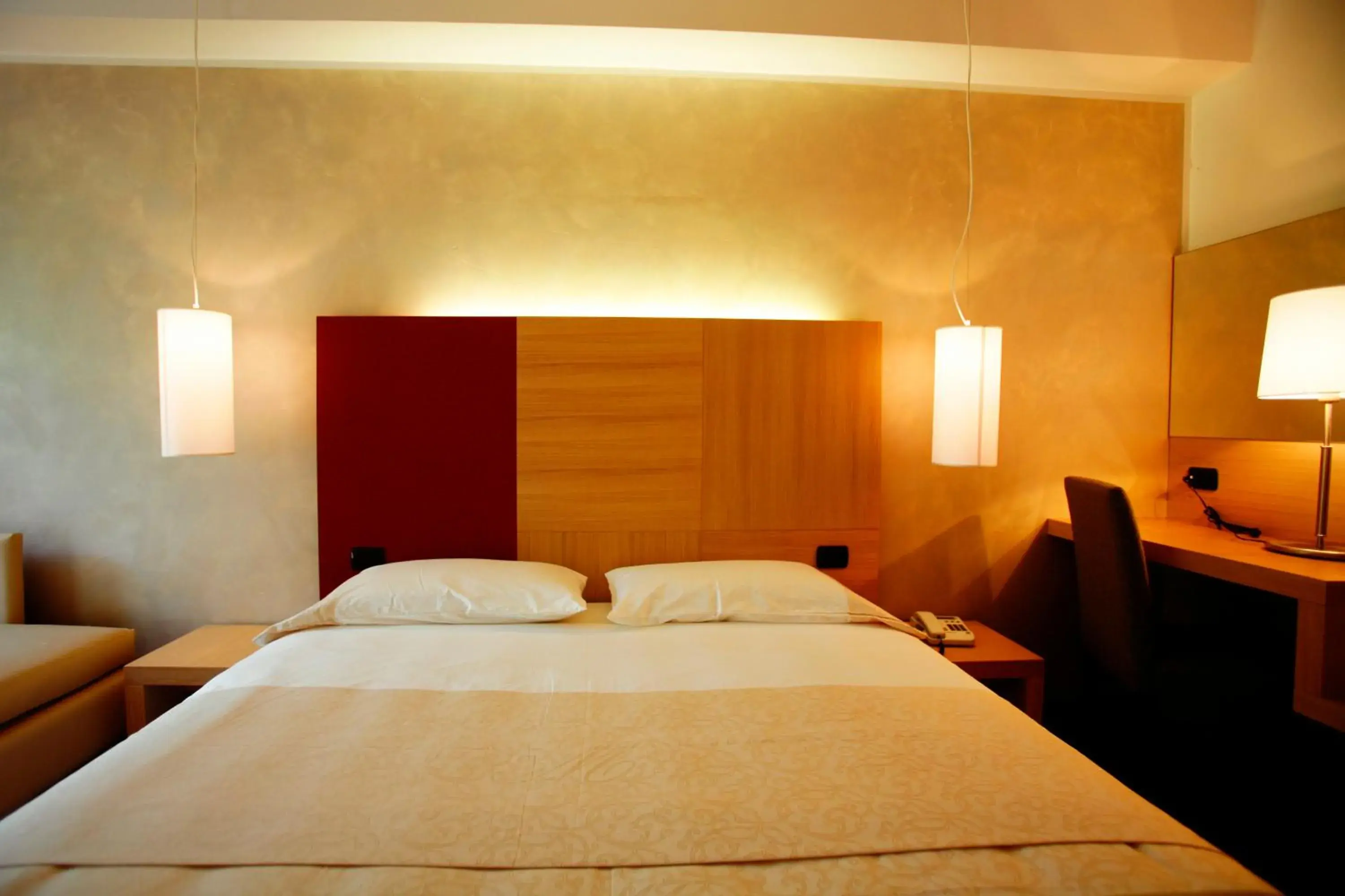 Bed in Cascina Scova Resort