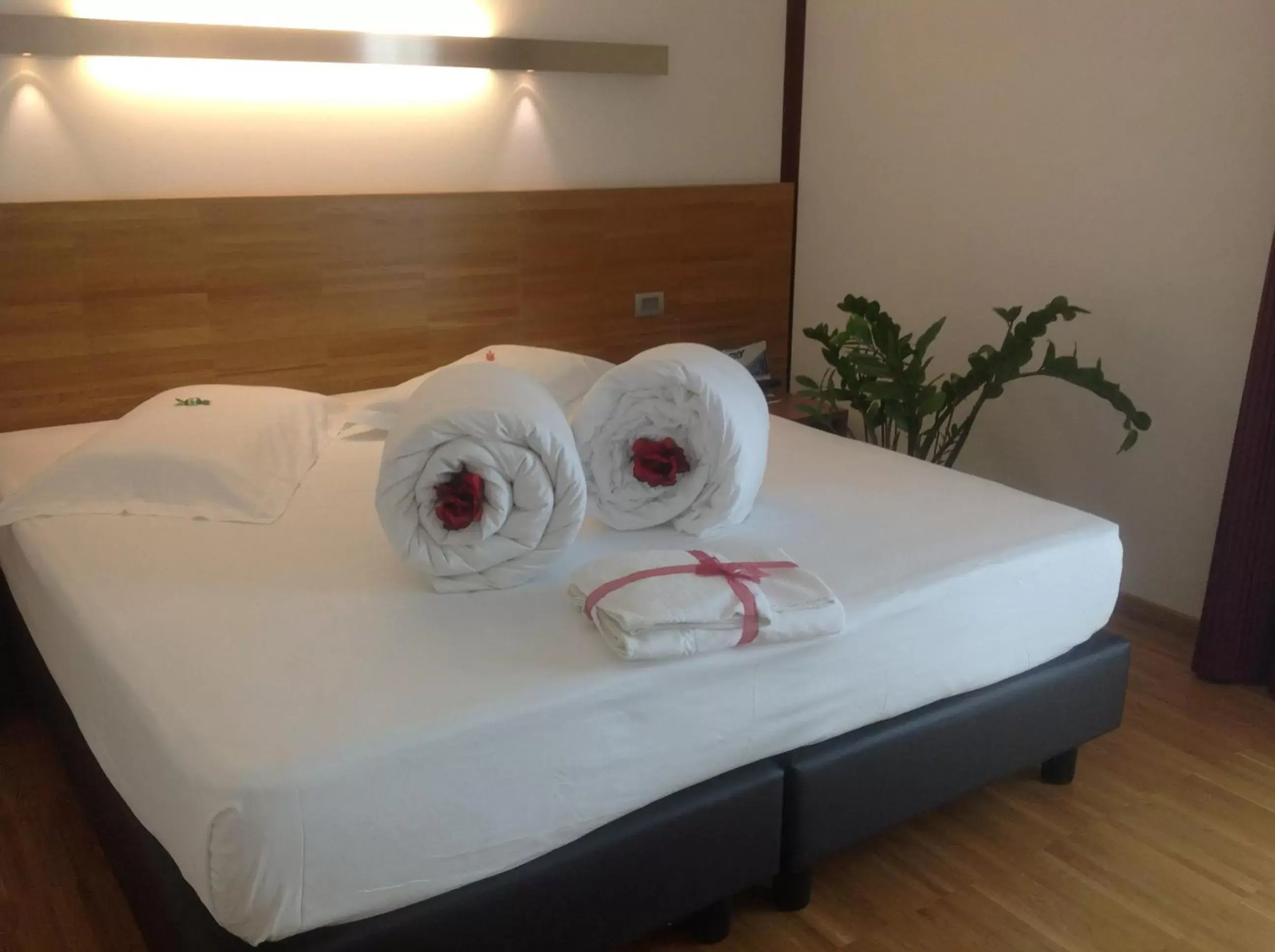 Bed in Al Marinaio Hotel Garni