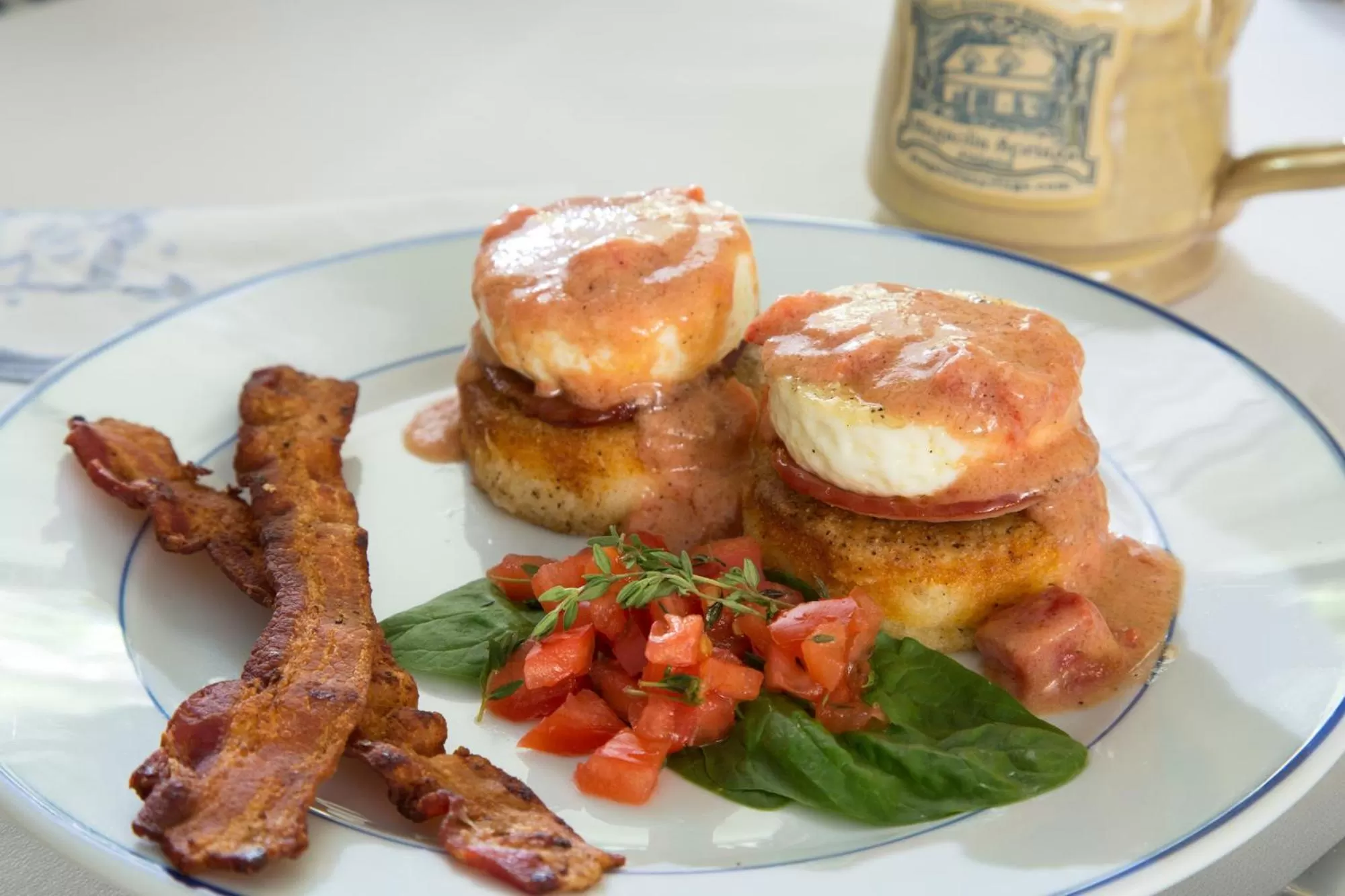 American breakfast, Food in Magnolia Springs Bed and Breakfast