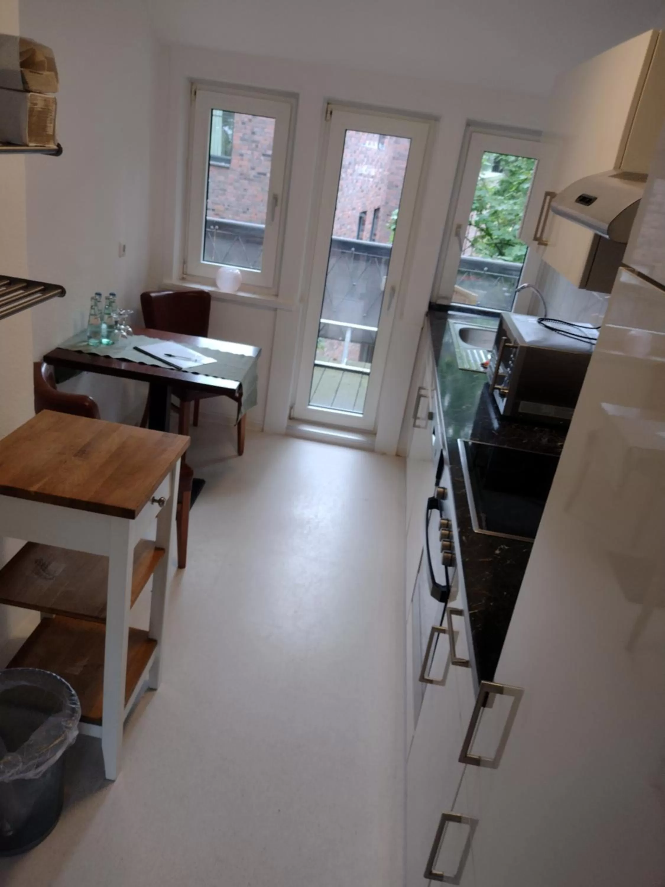 Kitchen or kitchenette in Excellent Hotel Hamburg