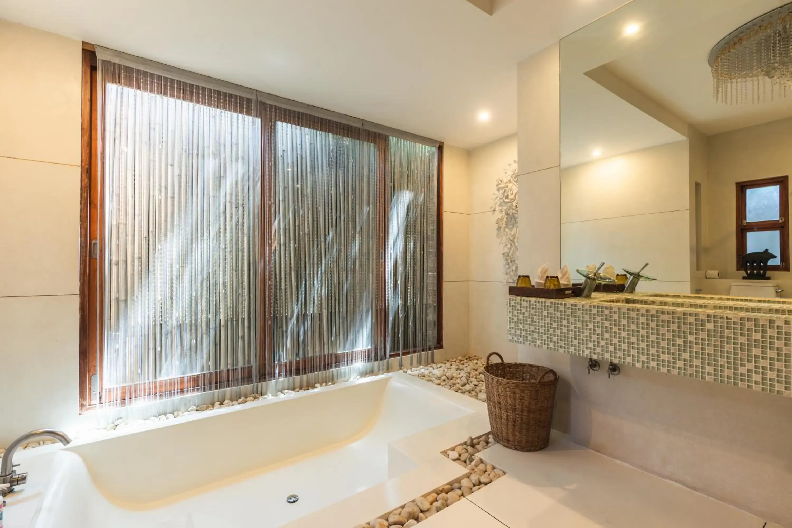 Bathroom in Tango Luxe Beach Villa, Koh Samui - SHA Extra Plus