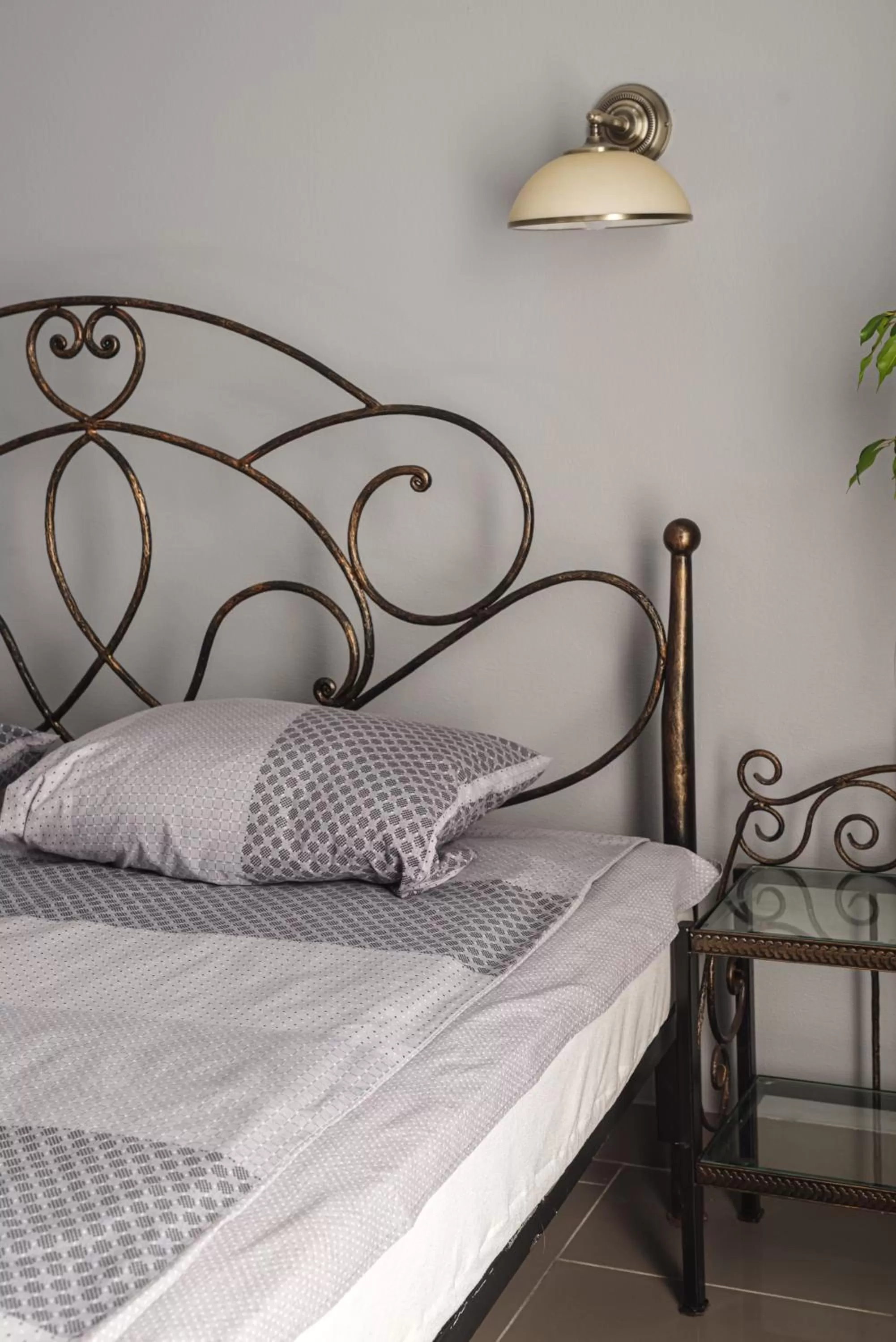 Bed in Ermitazh Hotel Complex