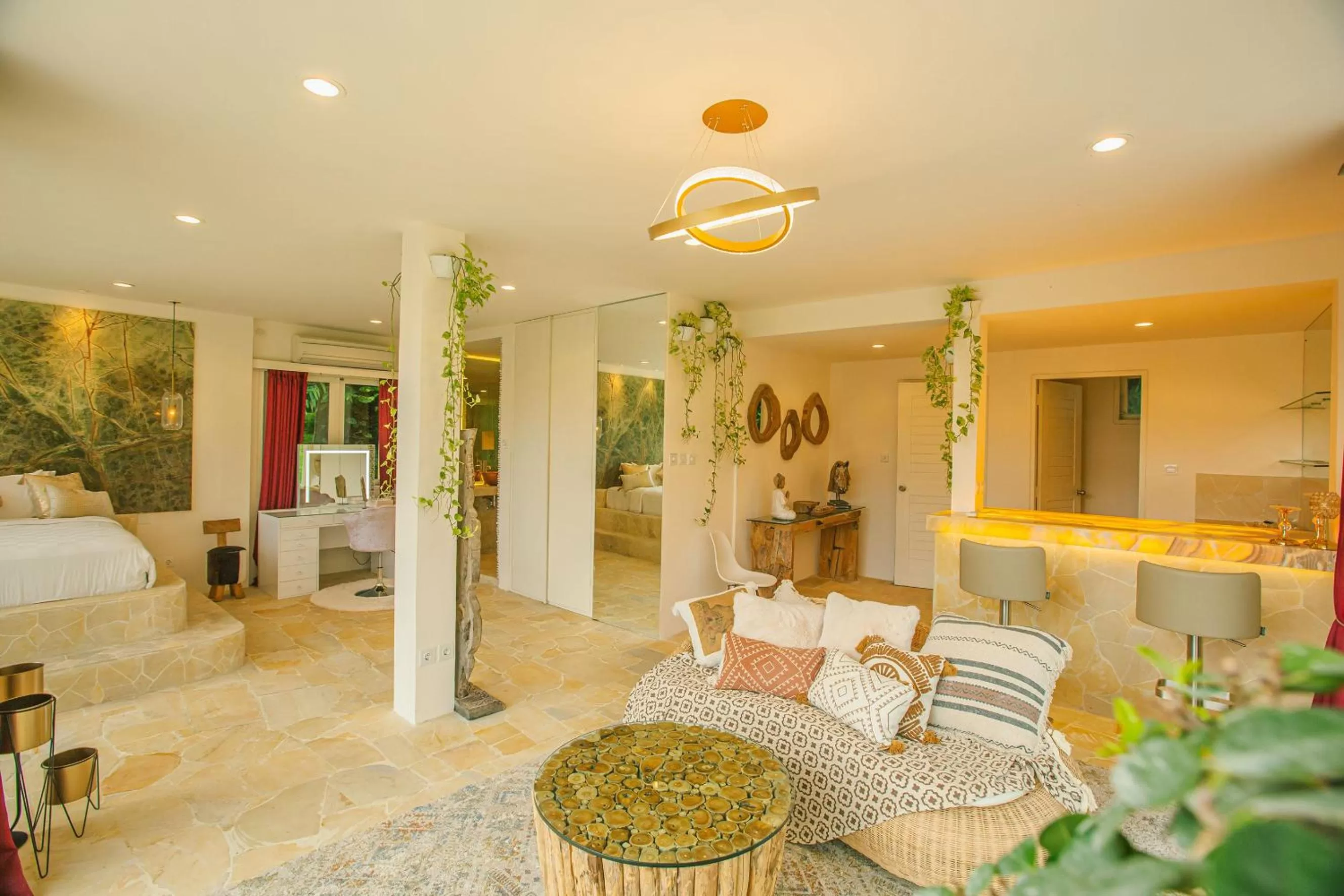 Bed in Villa Cella Bella Ubud