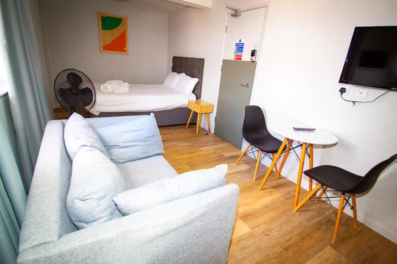 Bedroom, Seating Area in OYO Studiotel GY - Modern Hotel Apartments