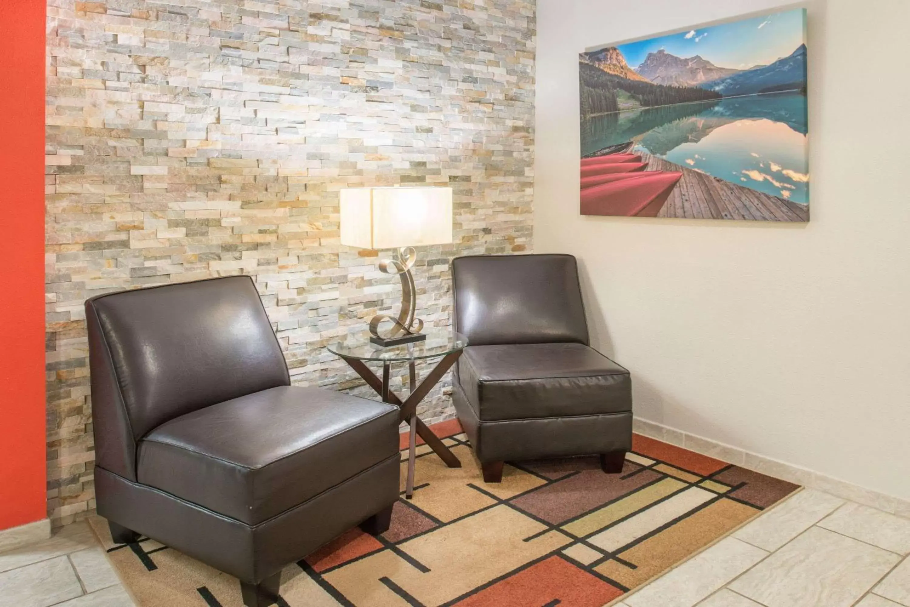 Lobby or reception in Super 8 by Wyndham Moberly MO Lobby or reception in Super 8 by Wyndham Moberly MO