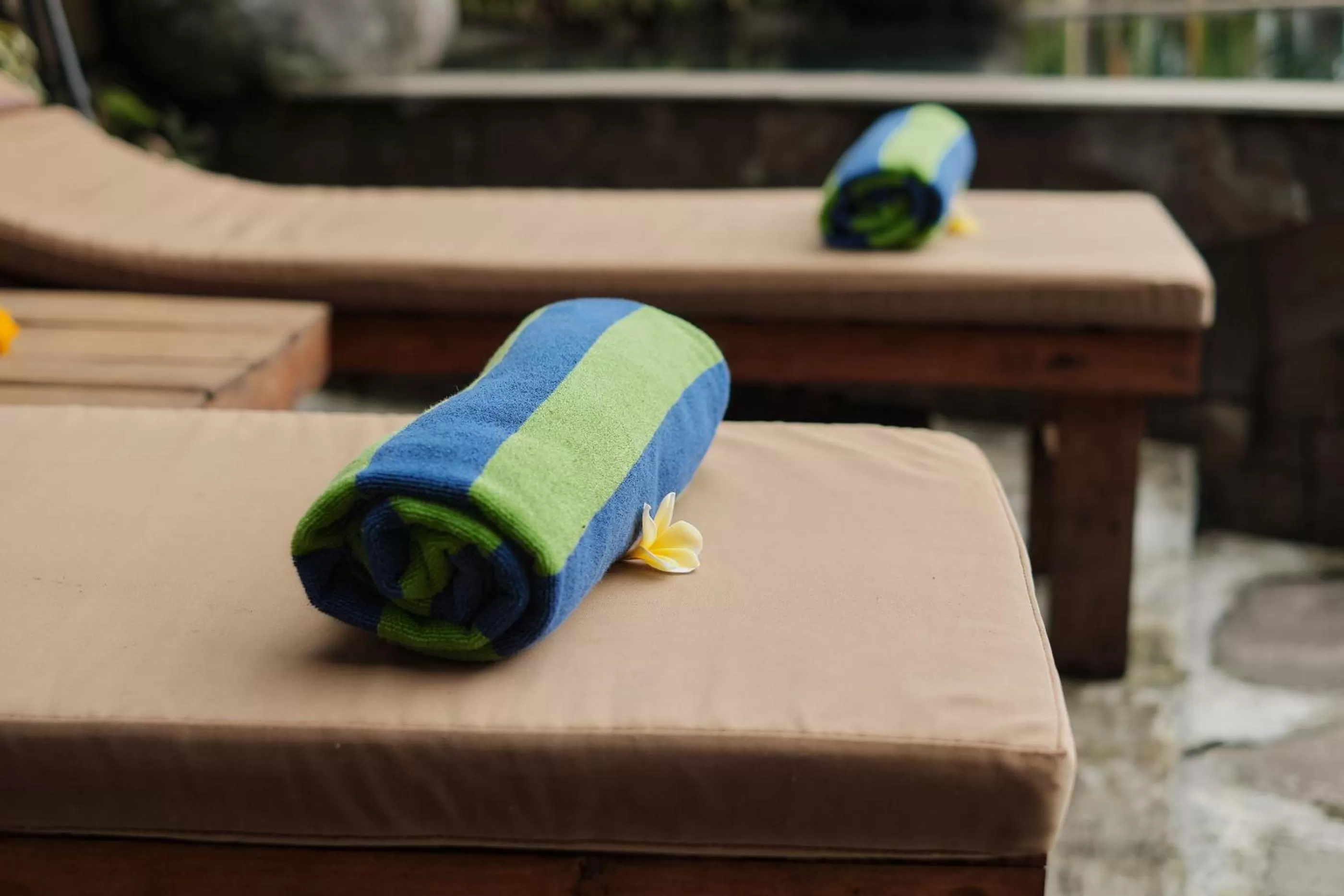 towels in Joglo Organik Guesthouse