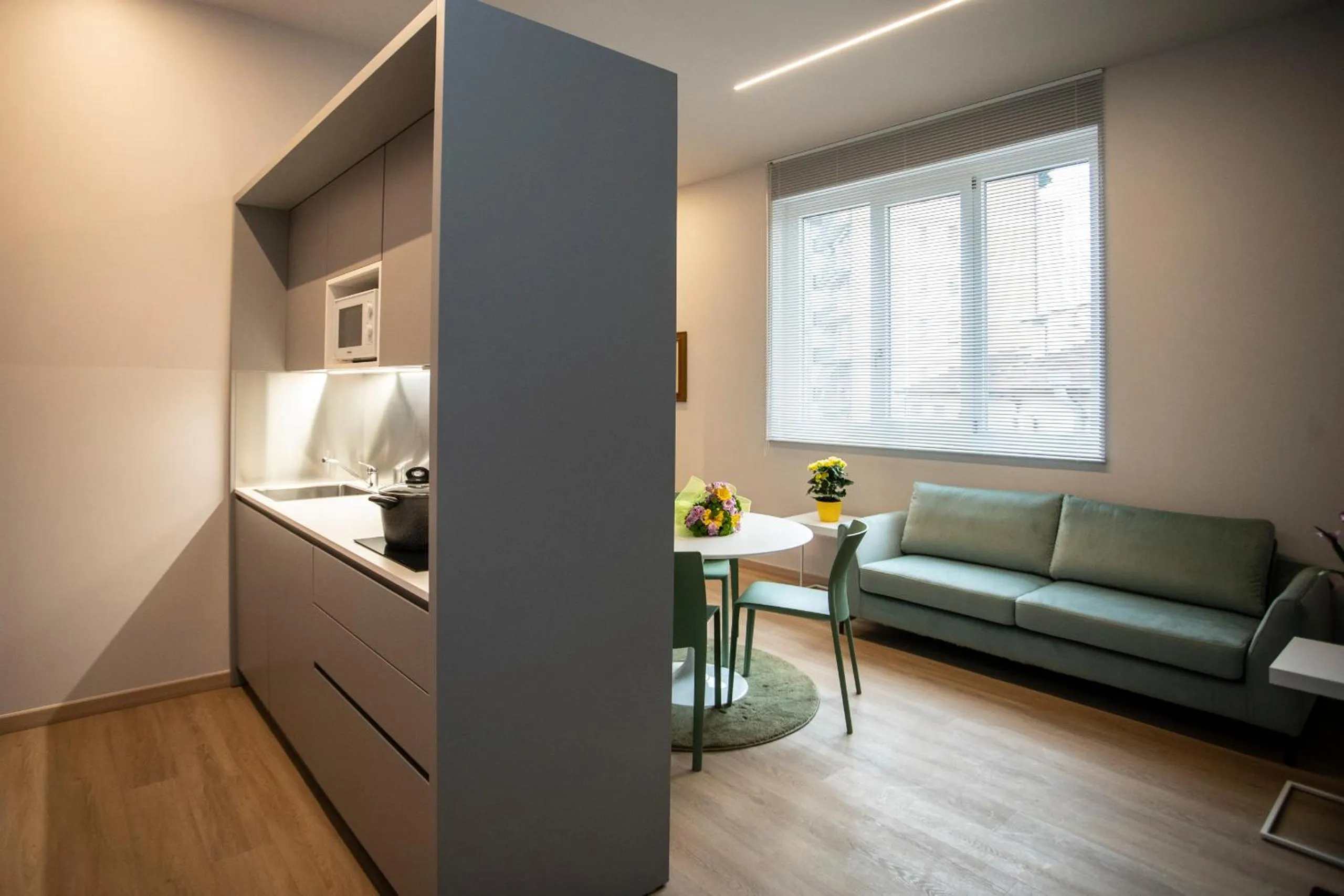 Kitchen or kitchenette in Hotel Delta