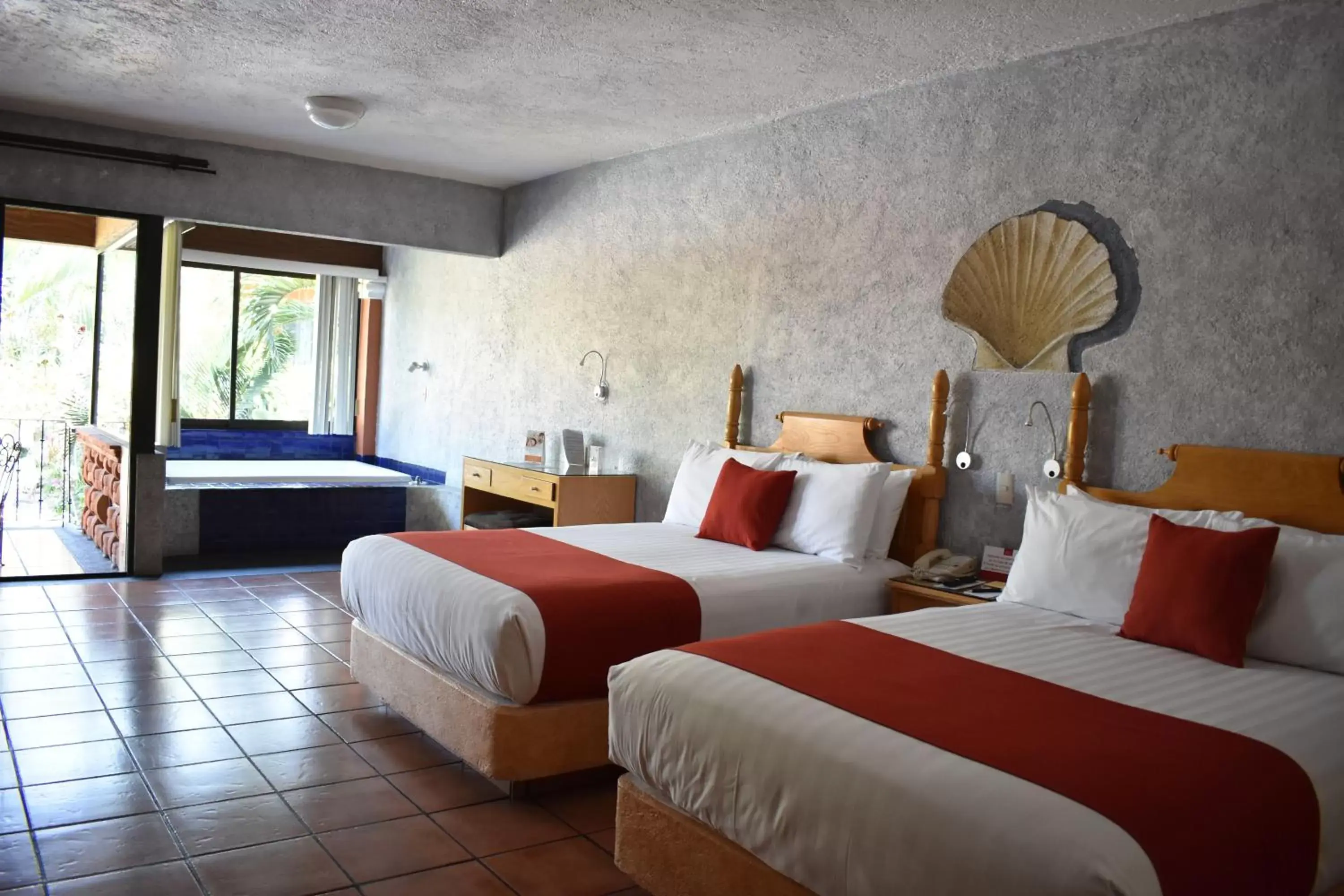 Bed in Hosteria Las Quintas Hotel & Spa