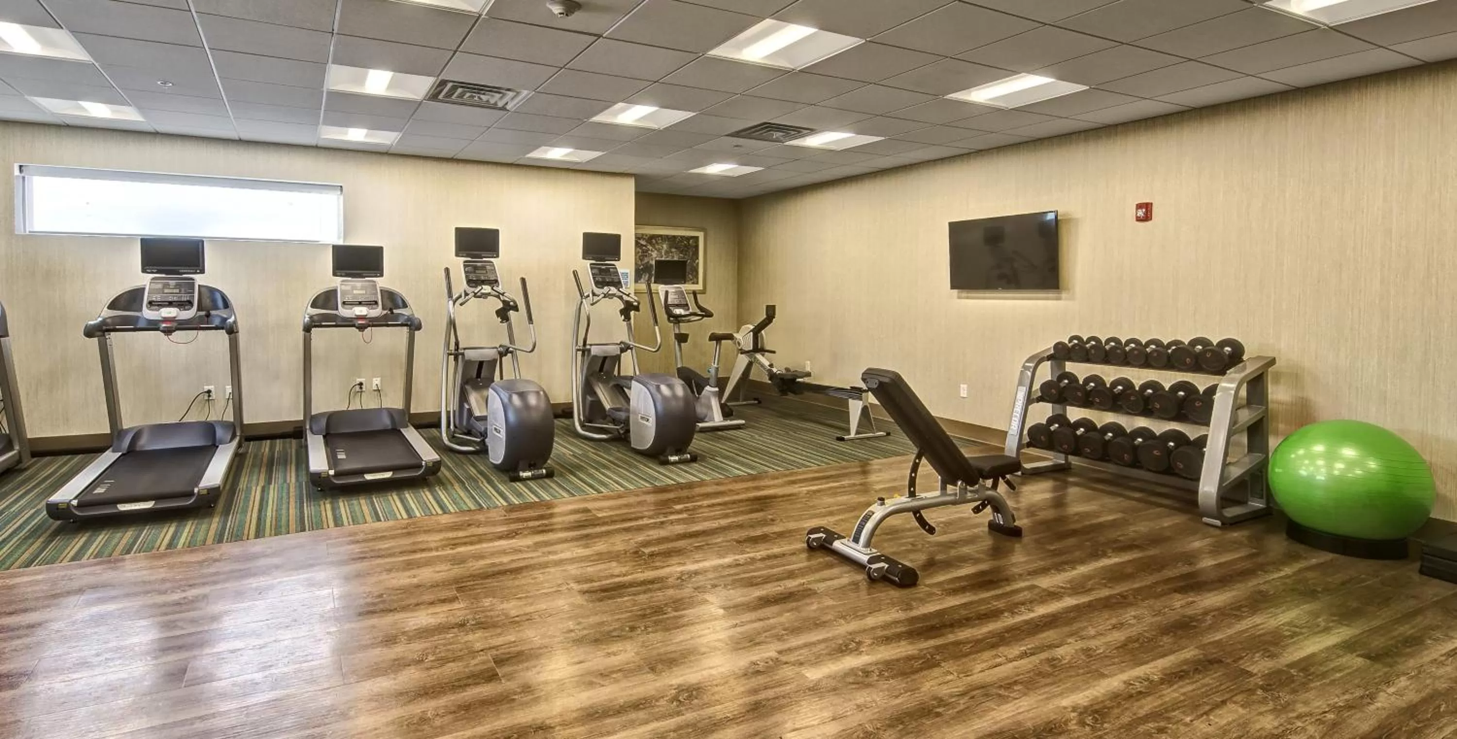 Fitness centre/facilities in Holiday Inn Express Louisville Airport Expo Center by IHG
