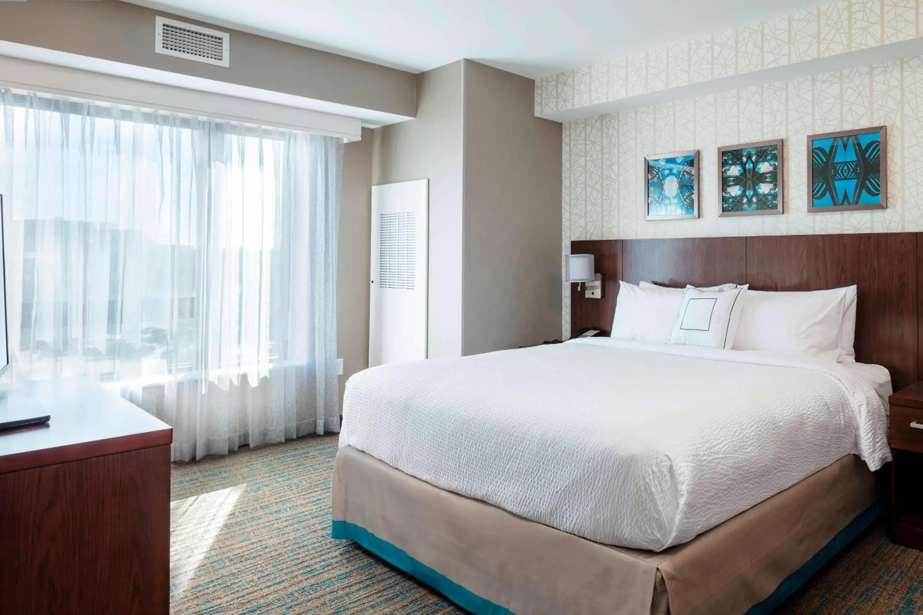 Bedroom, Bed in Residence Inn by Marriott Boston Burlington