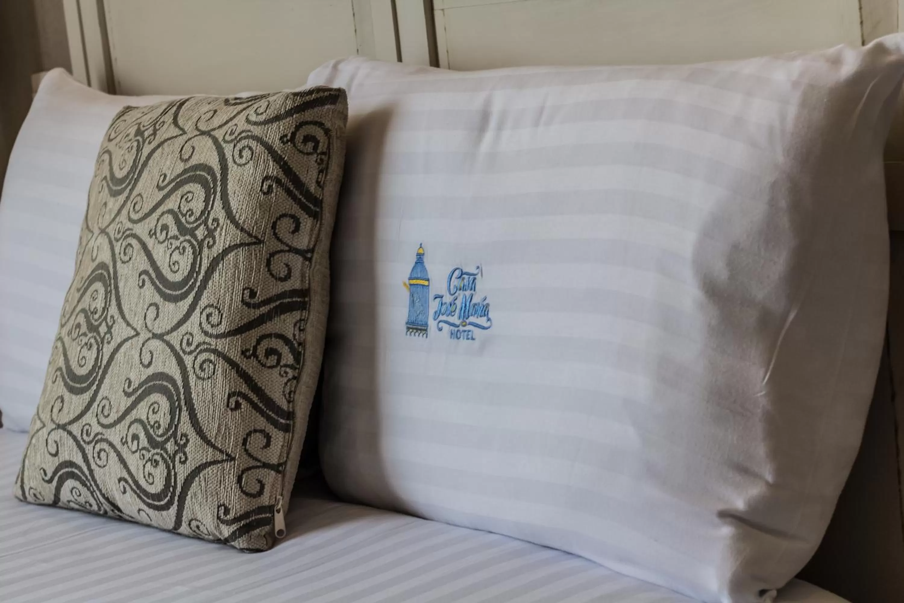 Decorative detail, Bed in Casa Jose Maria