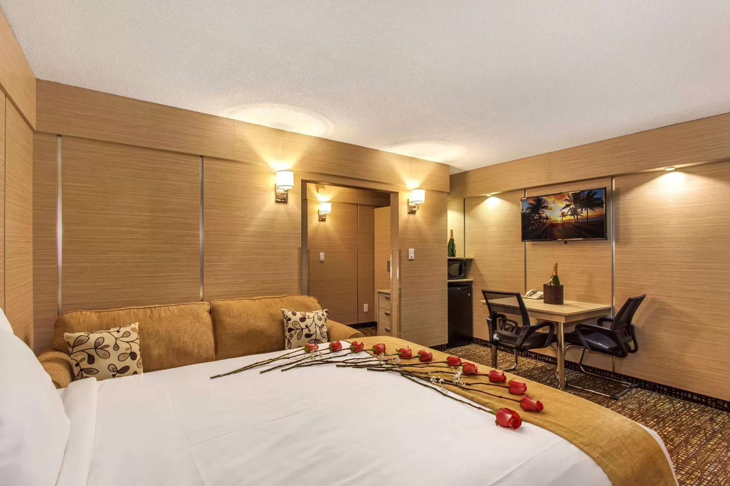 Photo of the whole room, Bed in Ocean Beach Palace