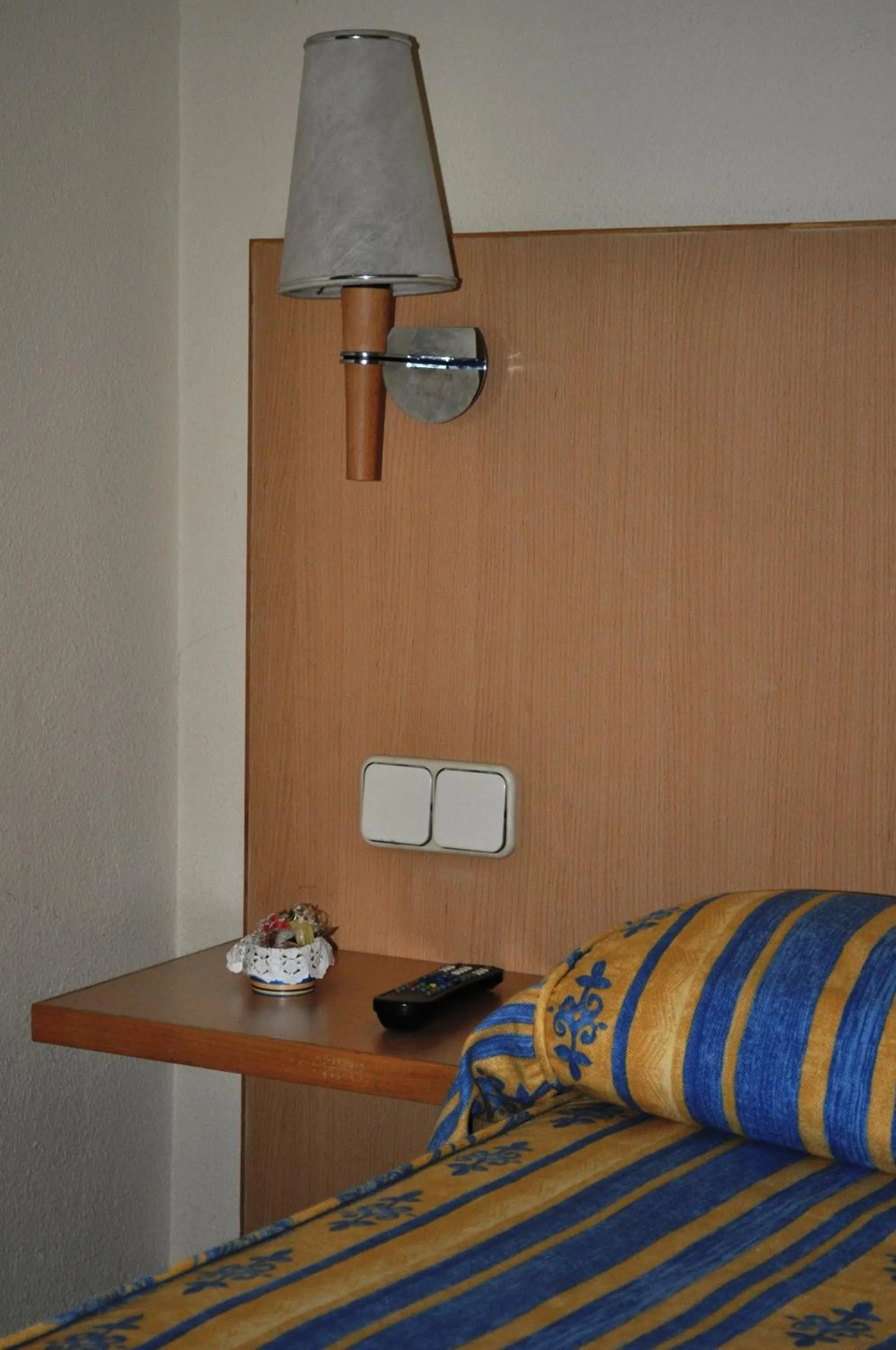 Decorative detail, Bed in Hotel España