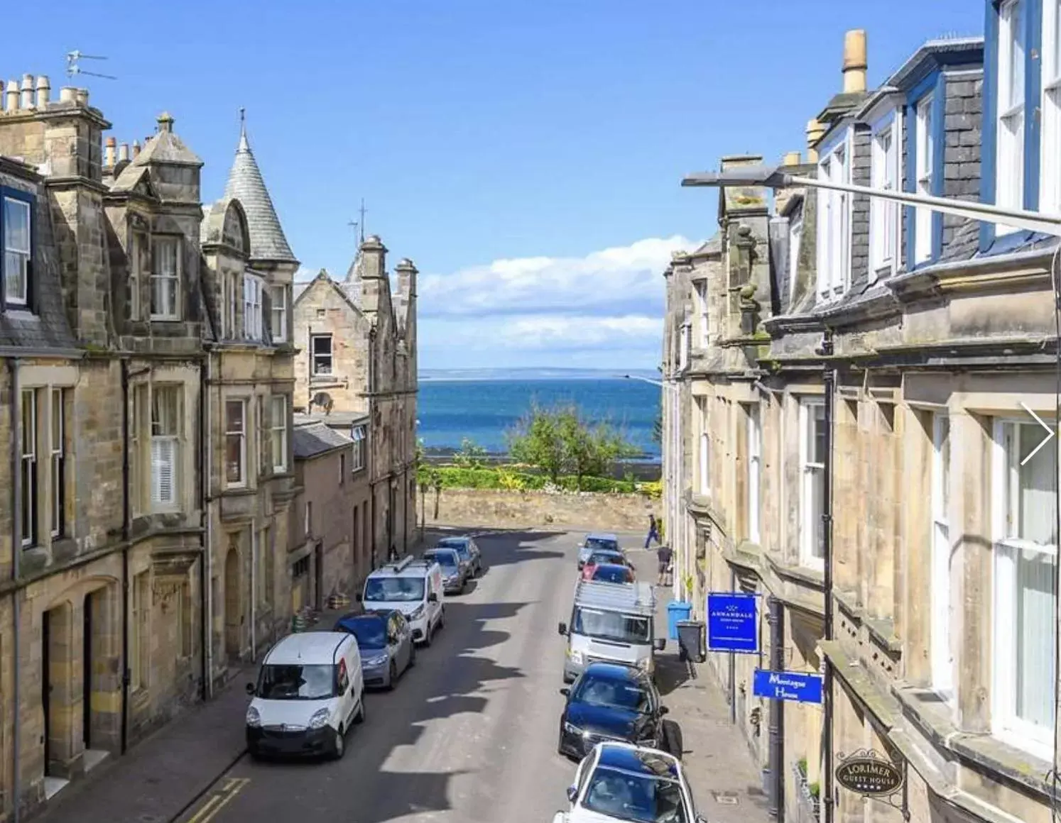 Street view in The Arran, St Andrews