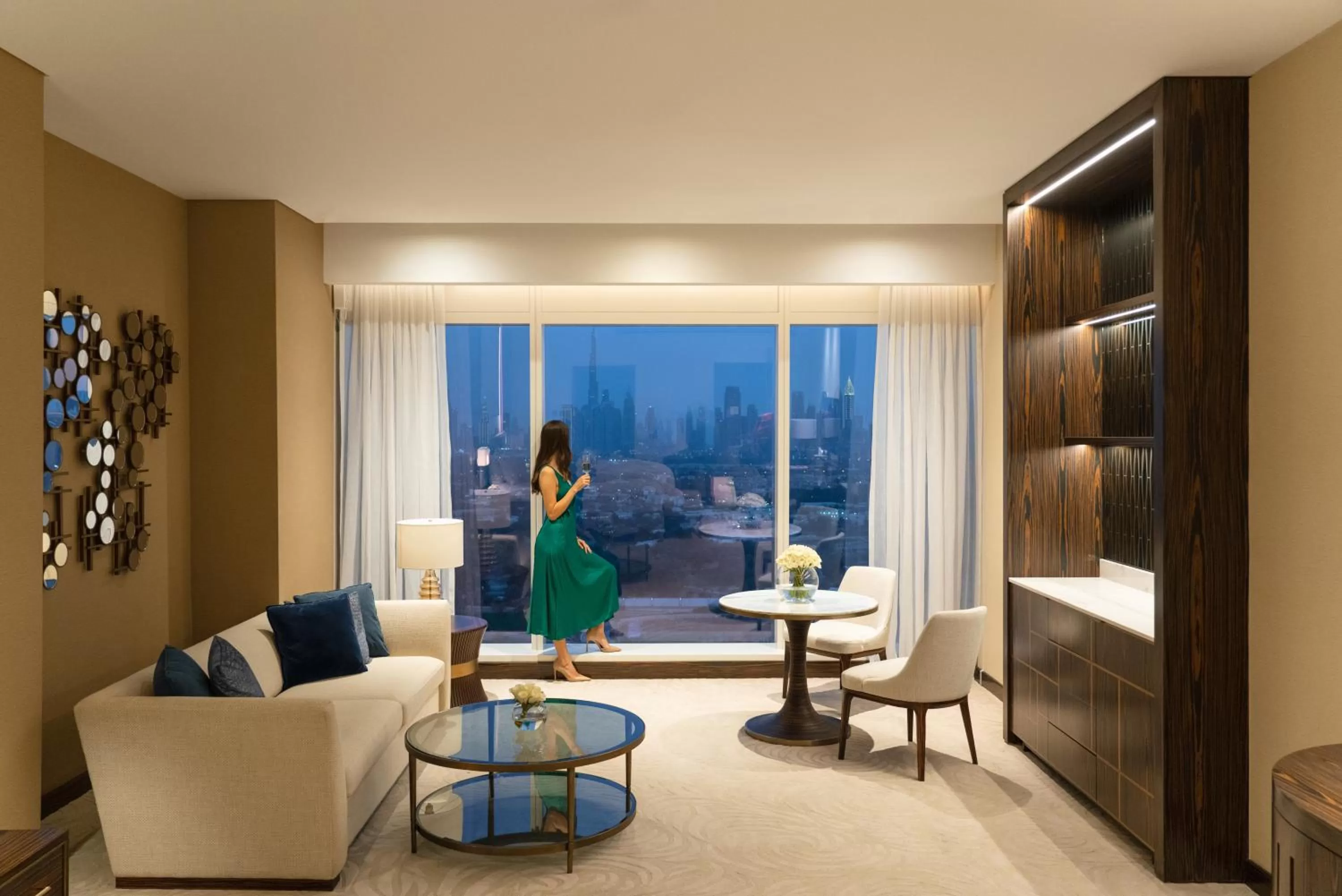 Seating area in Sofitel Dubai The Obelisk