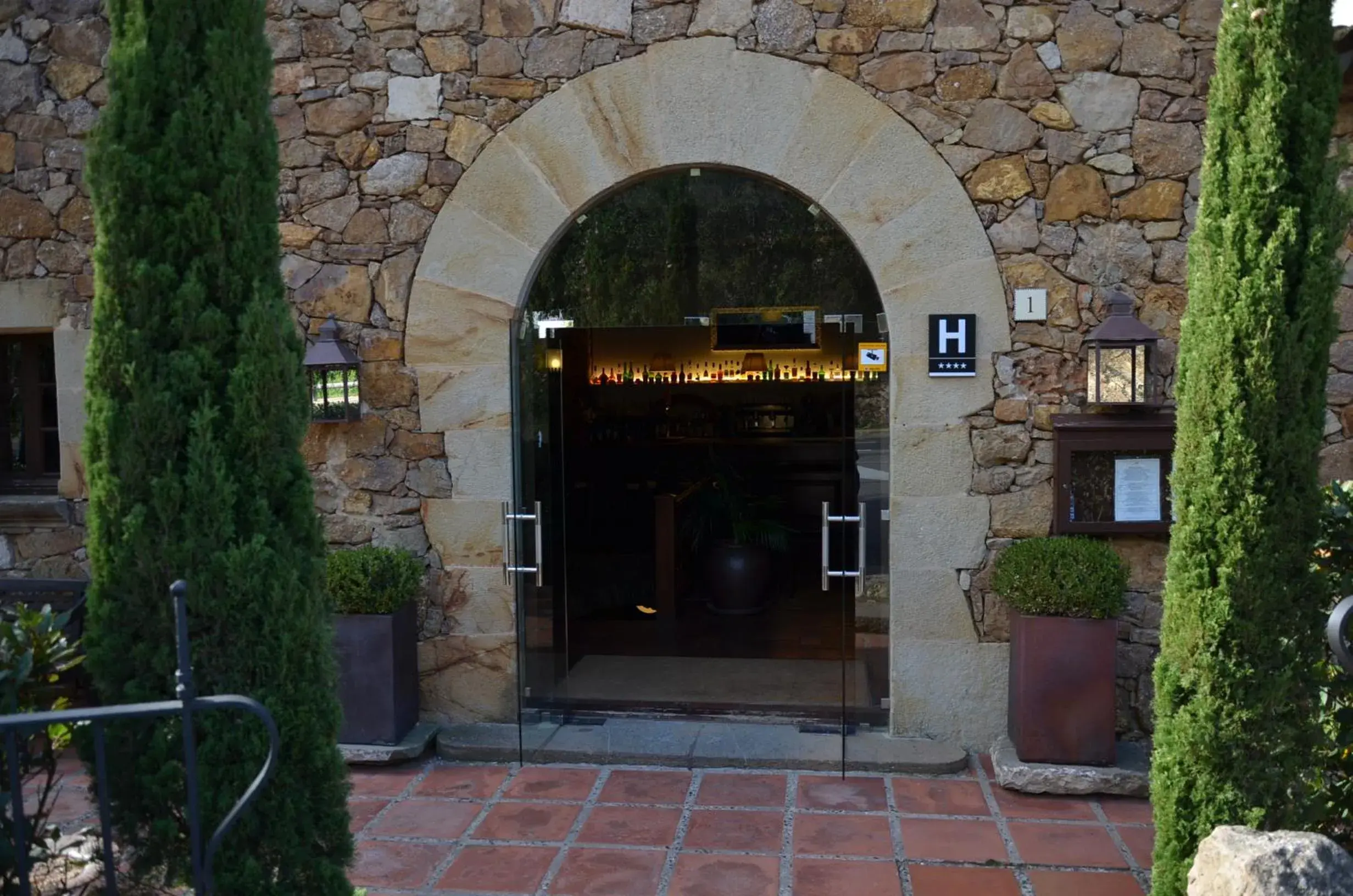 Facade/entrance in Hotel Galena Mas Comangau
