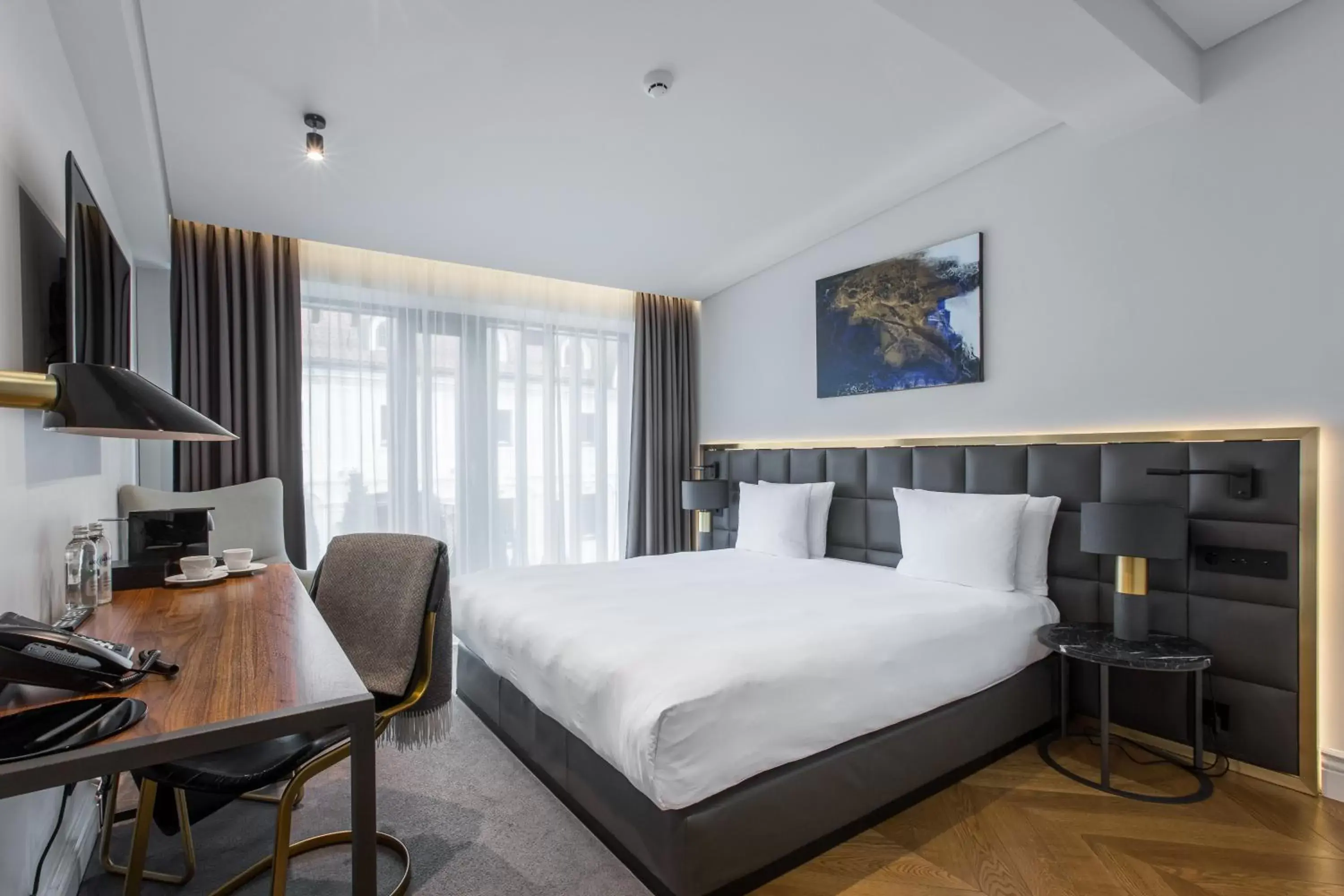 Bedroom, Bed in Hotel Pacai, Vilnius, a Member of Design Hotels
