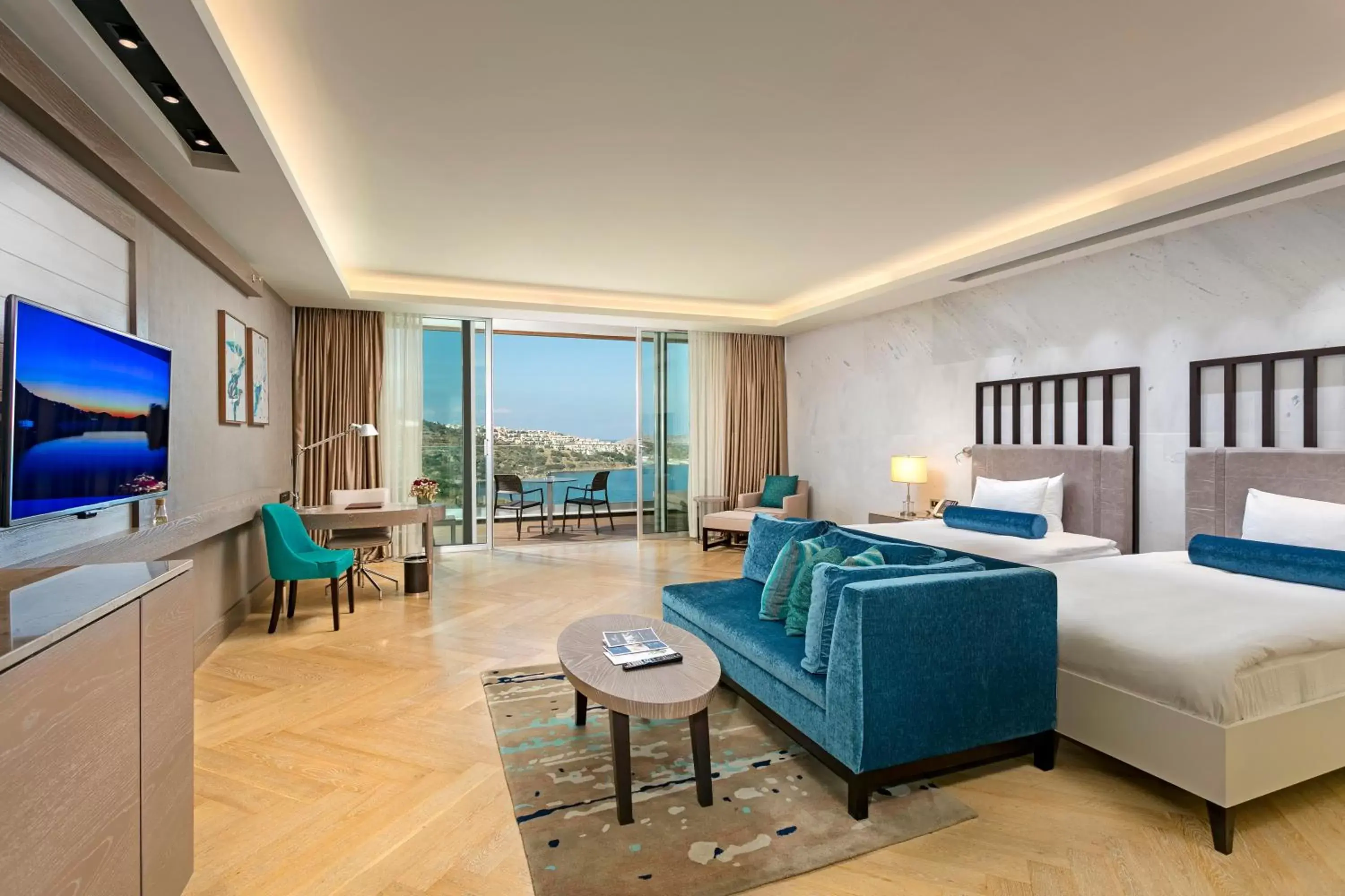 Bedroom, Seating Area in Sirene Luxury Hotel Bodrum