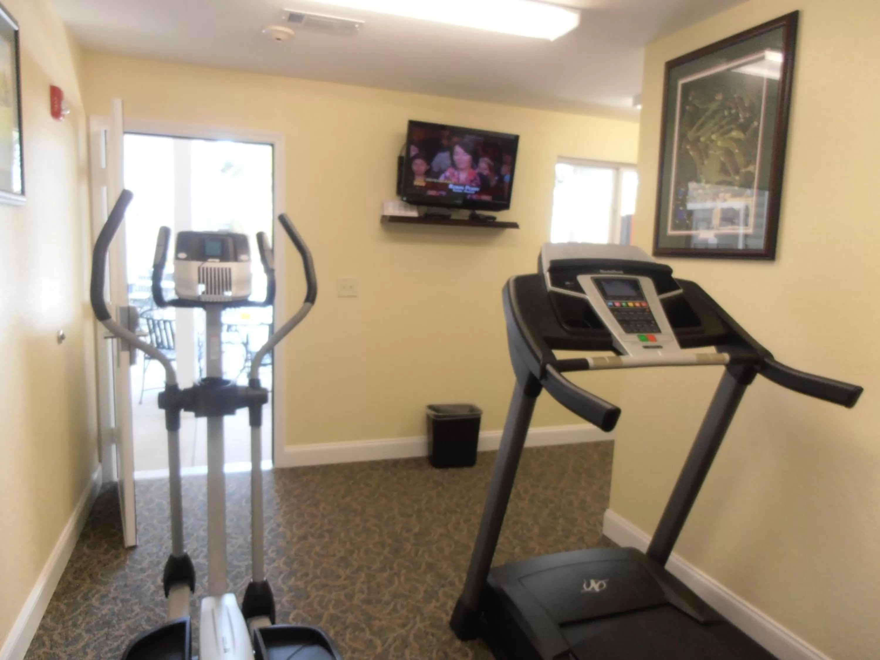Fitness centre/facilities in Affordable Suites of America Augusta