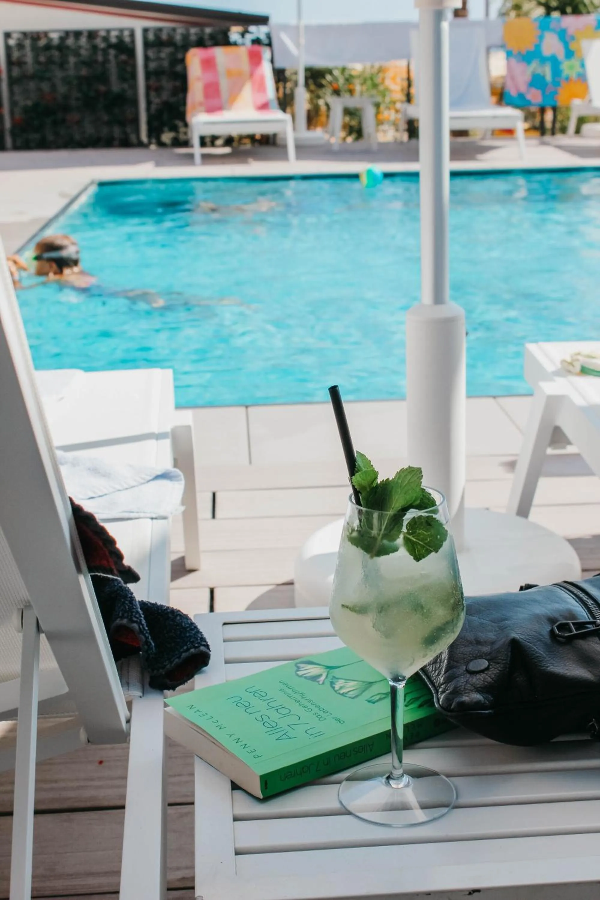 Swimming pool in Hotel Adlon