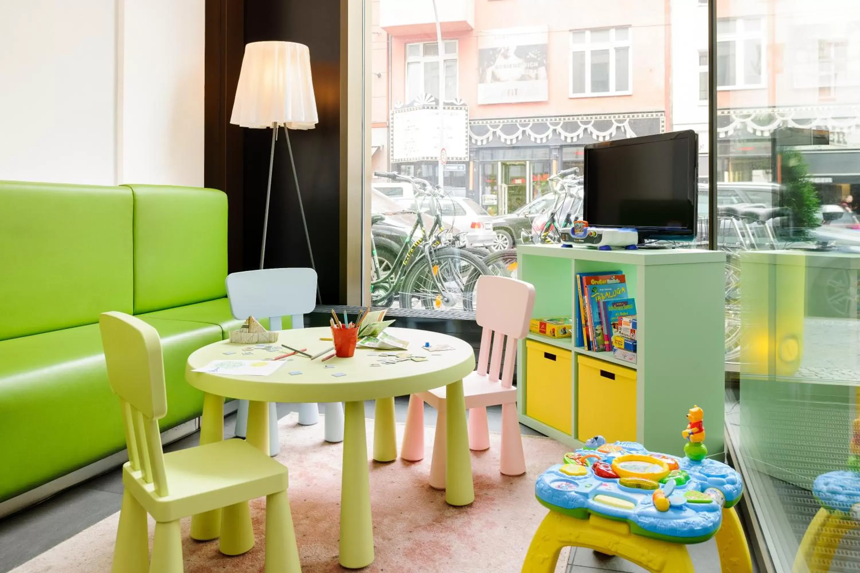 Children play ground in ibis Styles Hotel Berlin Mitte