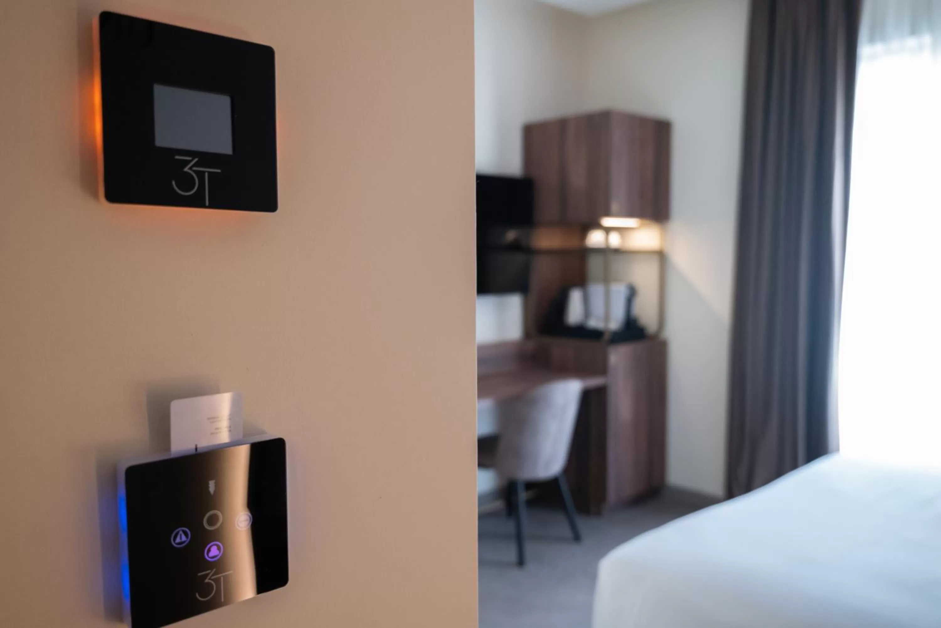 TV and multimedia, Bed in 3T Boutique Hotel