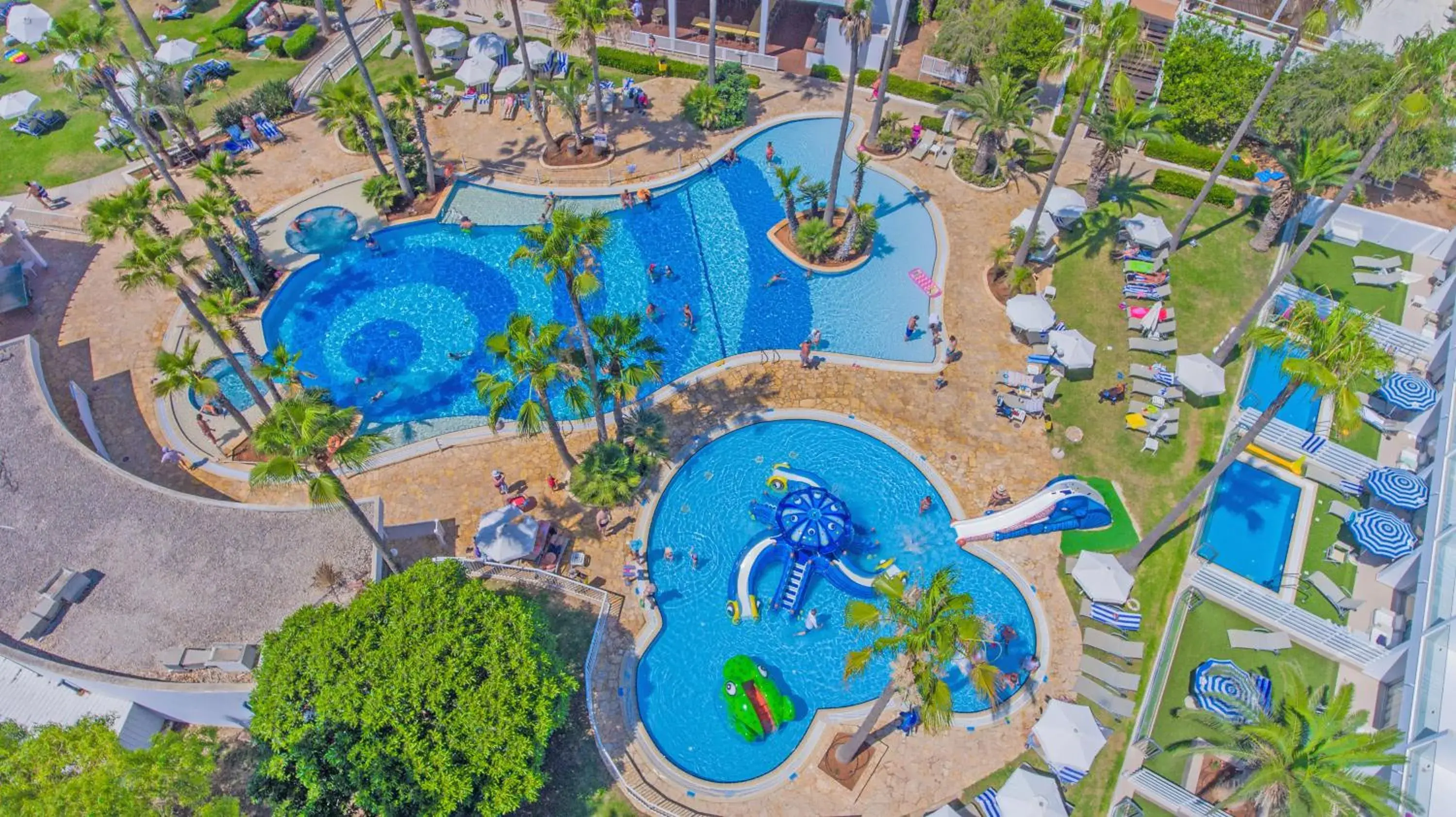 Bird's eye view, Pool View in The Dome Beach Hotel & Resort