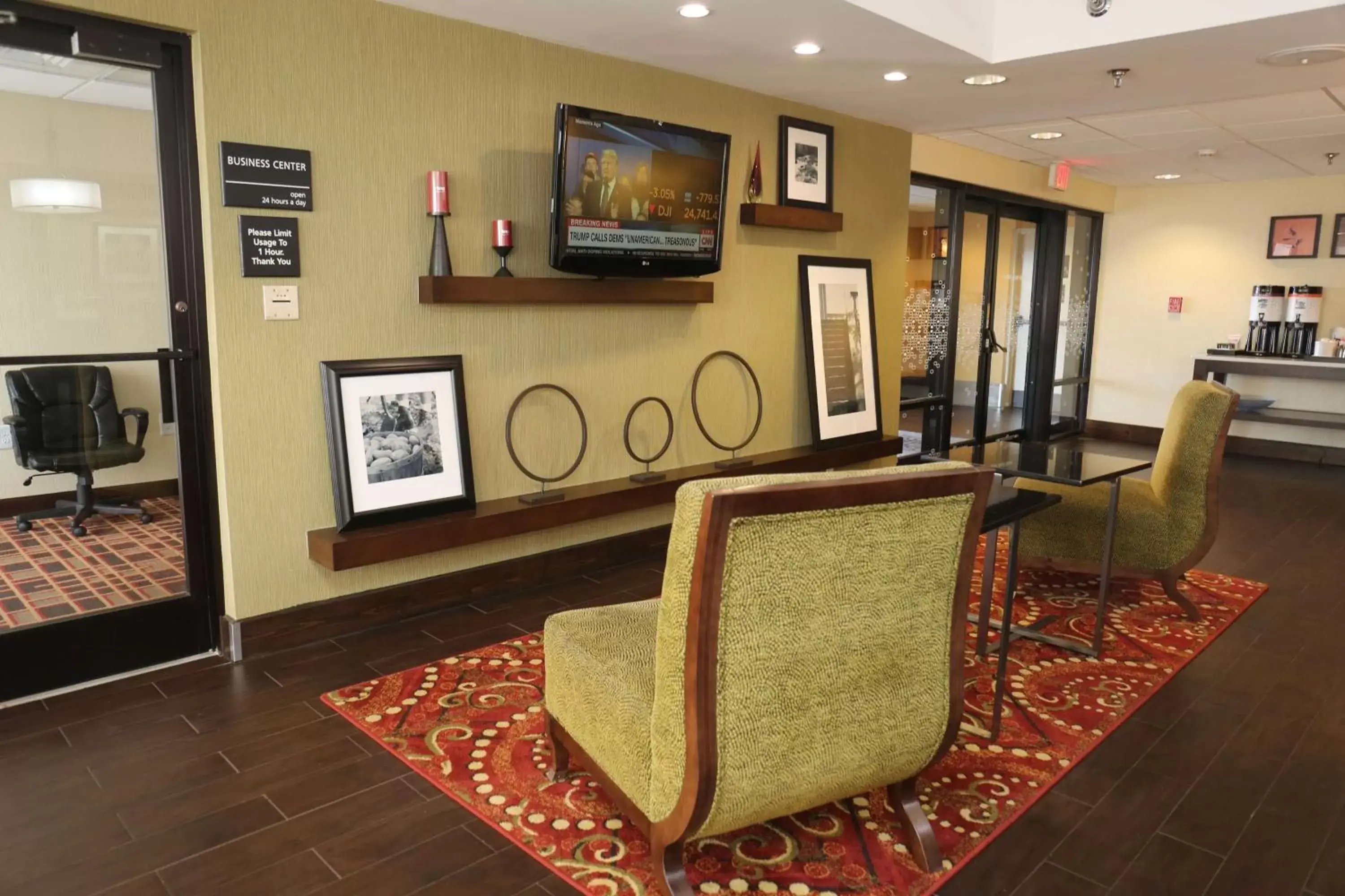 Lobby or reception in Hampton Inn Sumter Lobby or reception in Hampton Inn Sumter