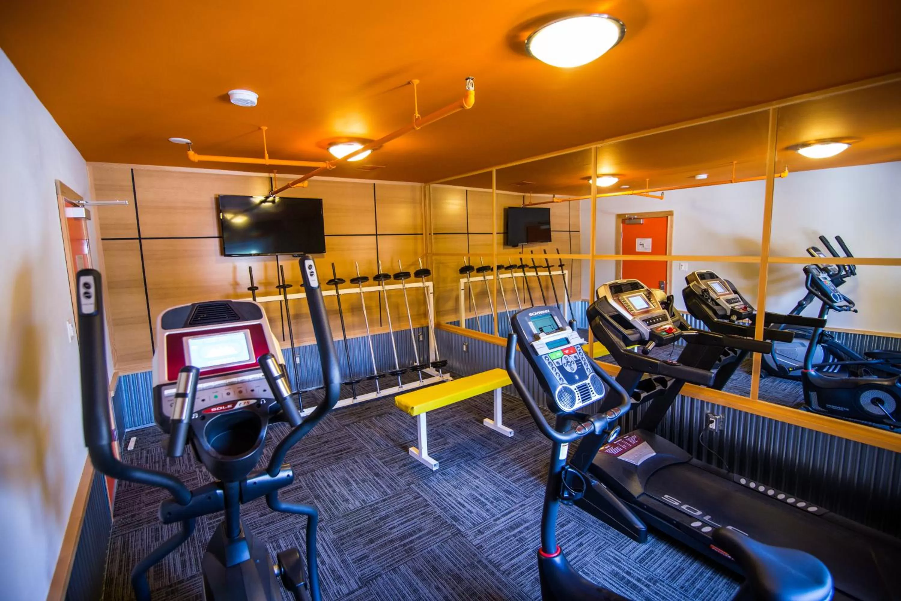 Fitness centre/facilities in Adventure Hotel