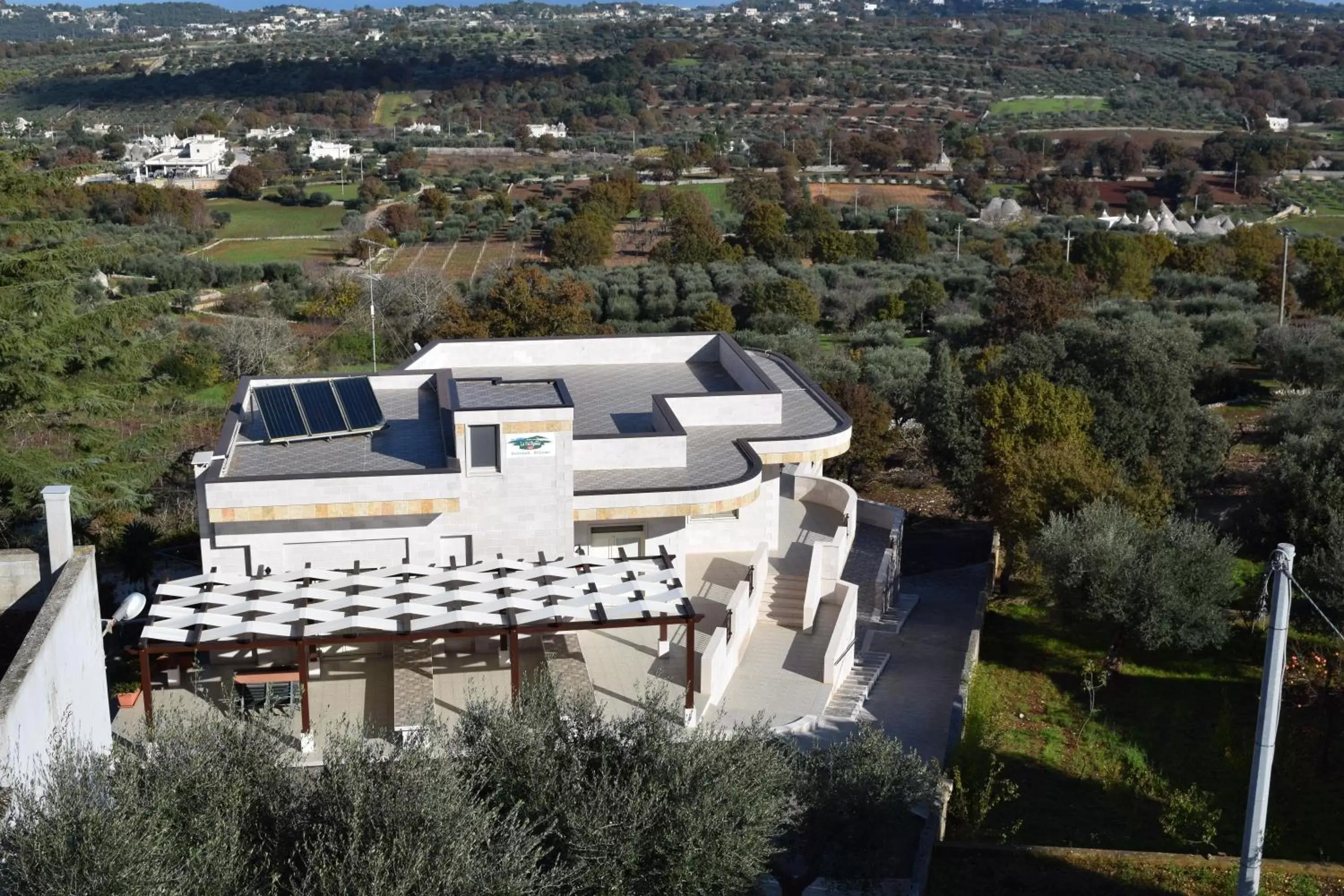 Bird's eye view, Bird's-eye View in Bed & Breakfast La Collinetta