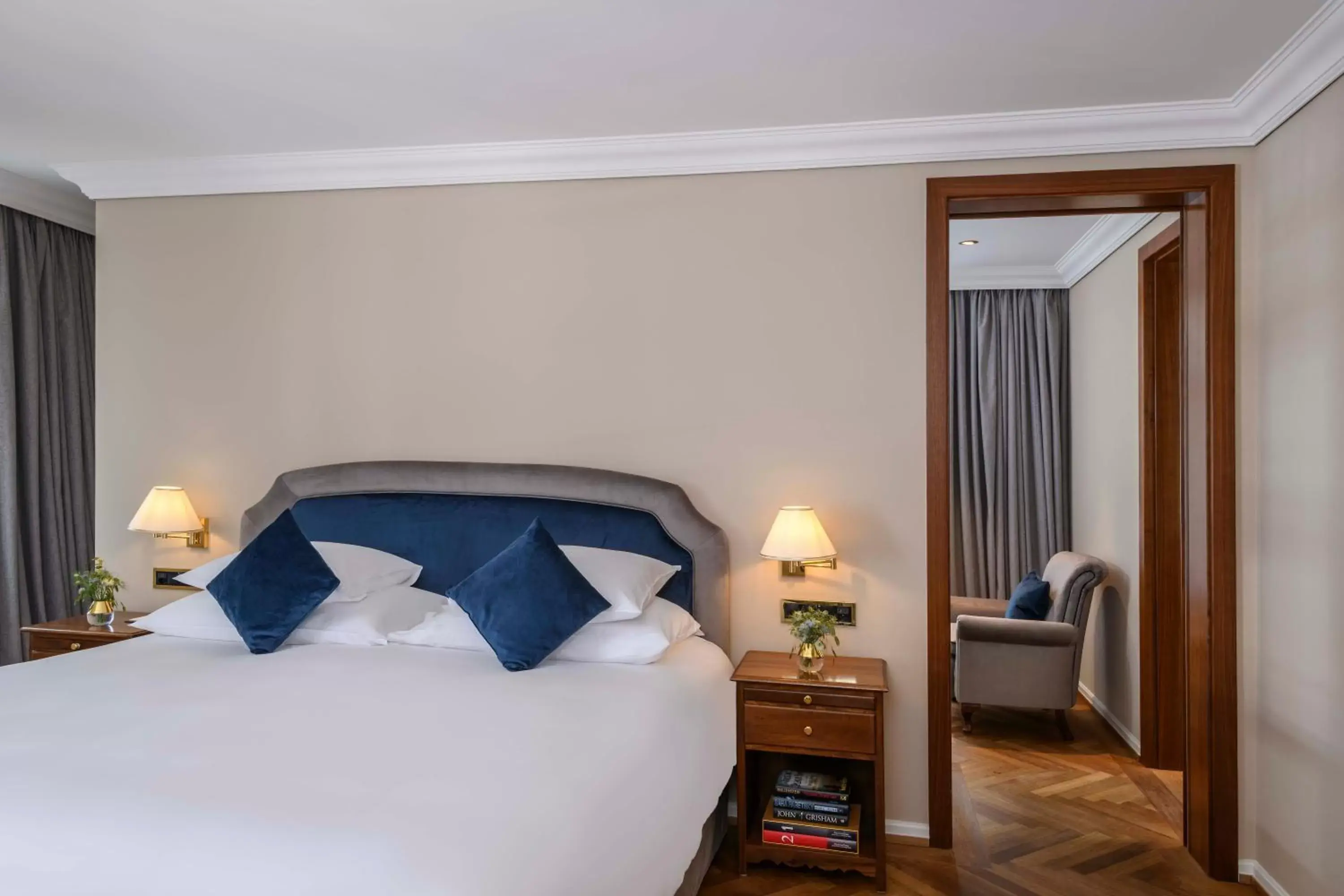 Bedroom, Bed in Badrutt's Palace Hotel St Moritz
