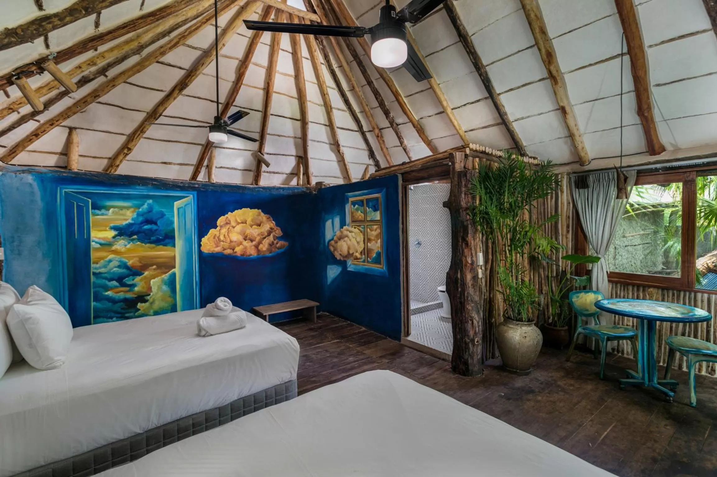 Photo of the whole room in Hidden Treehouse Tulum Eco-Hotel