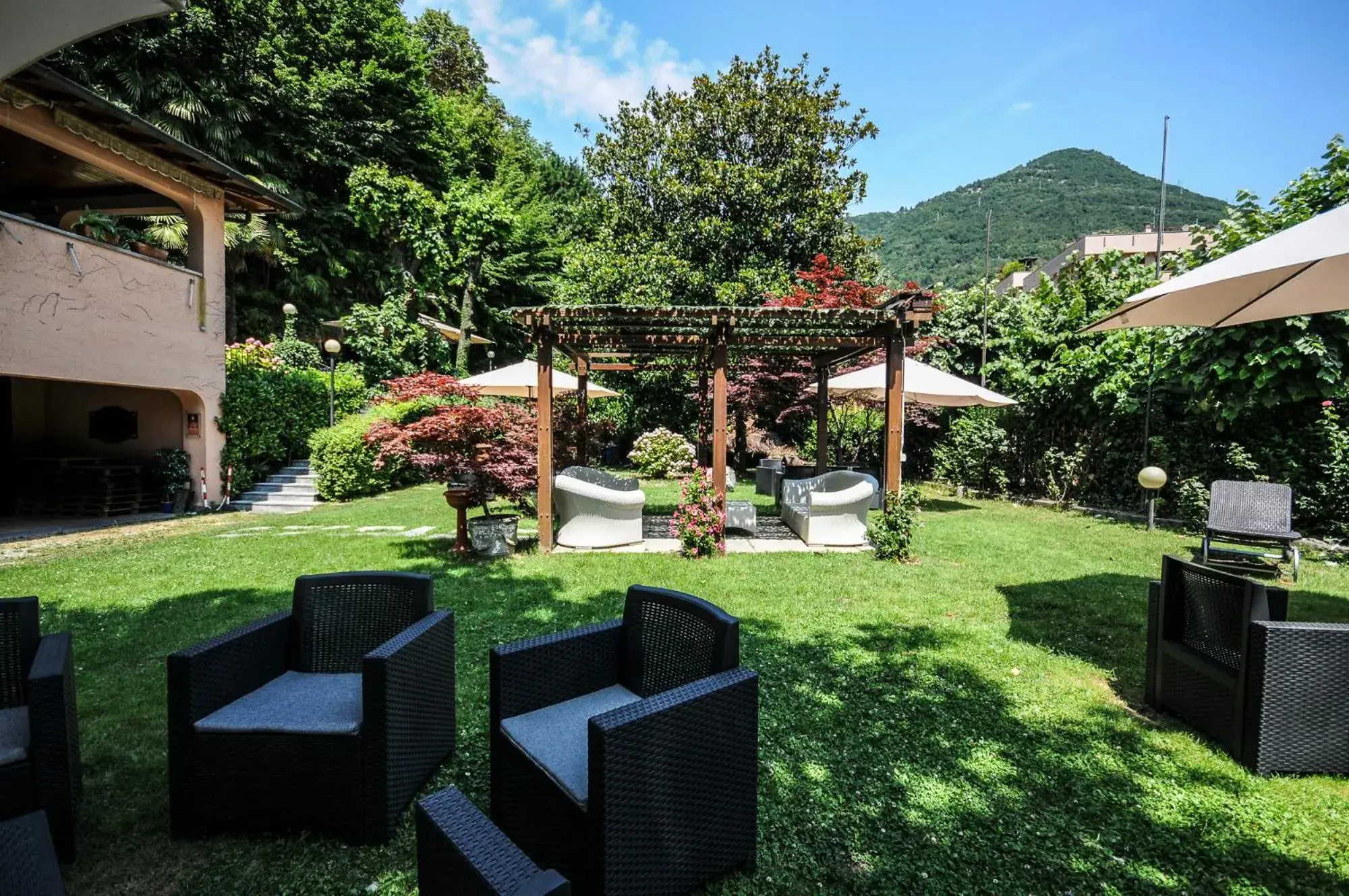 Patio, Garden in Hotel Terzo Crotto