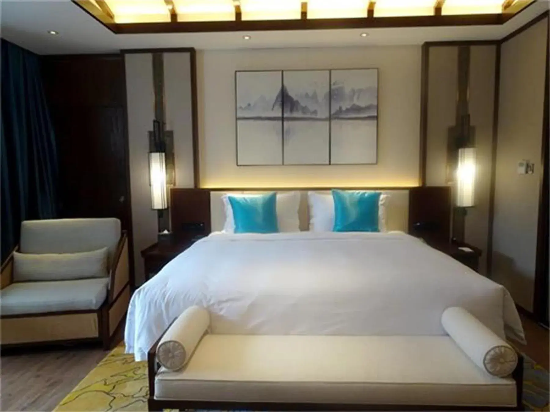 Bed in Wyndham Guilin Pingle