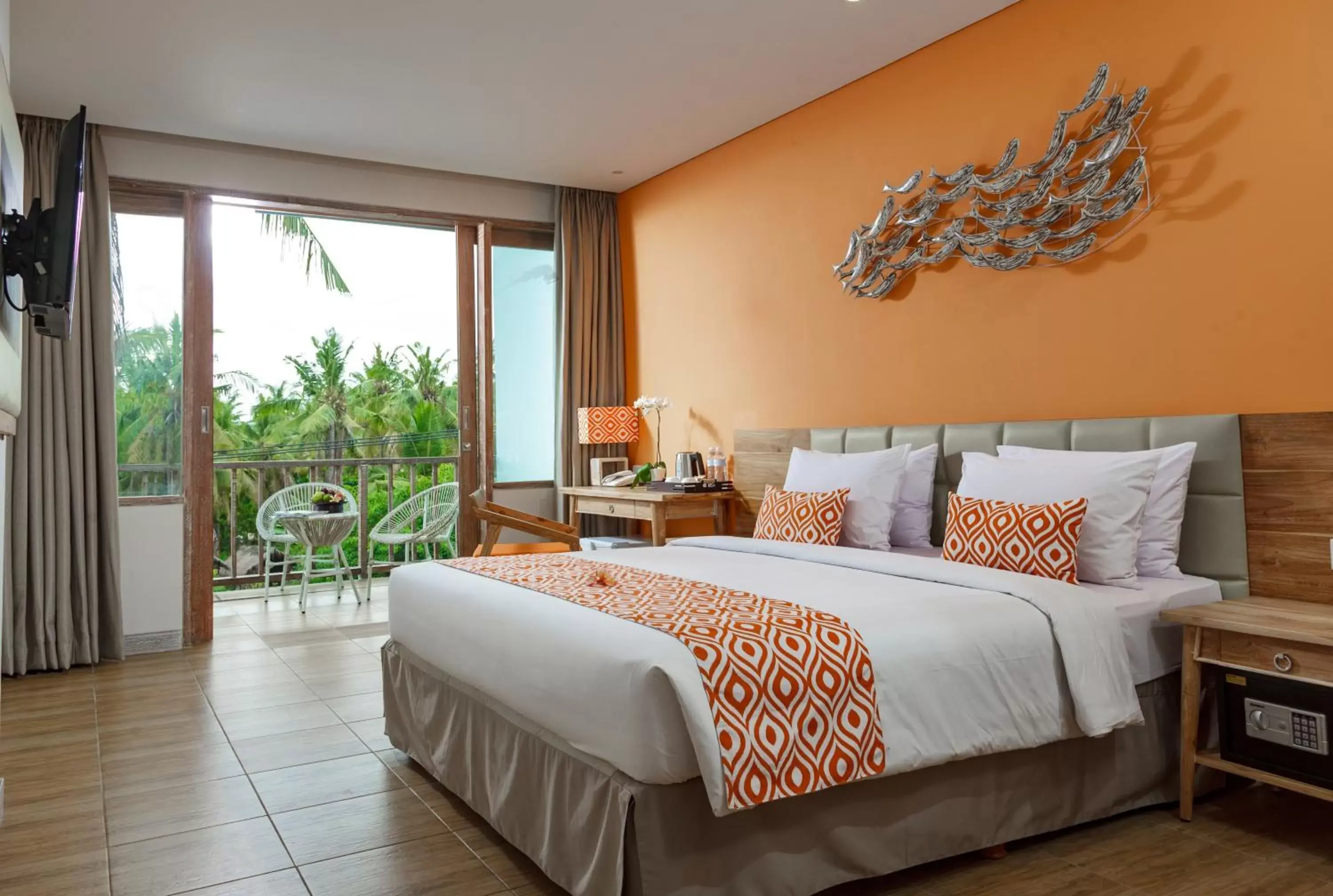 Bed in Mahagiri Resort Nusa Lembongan