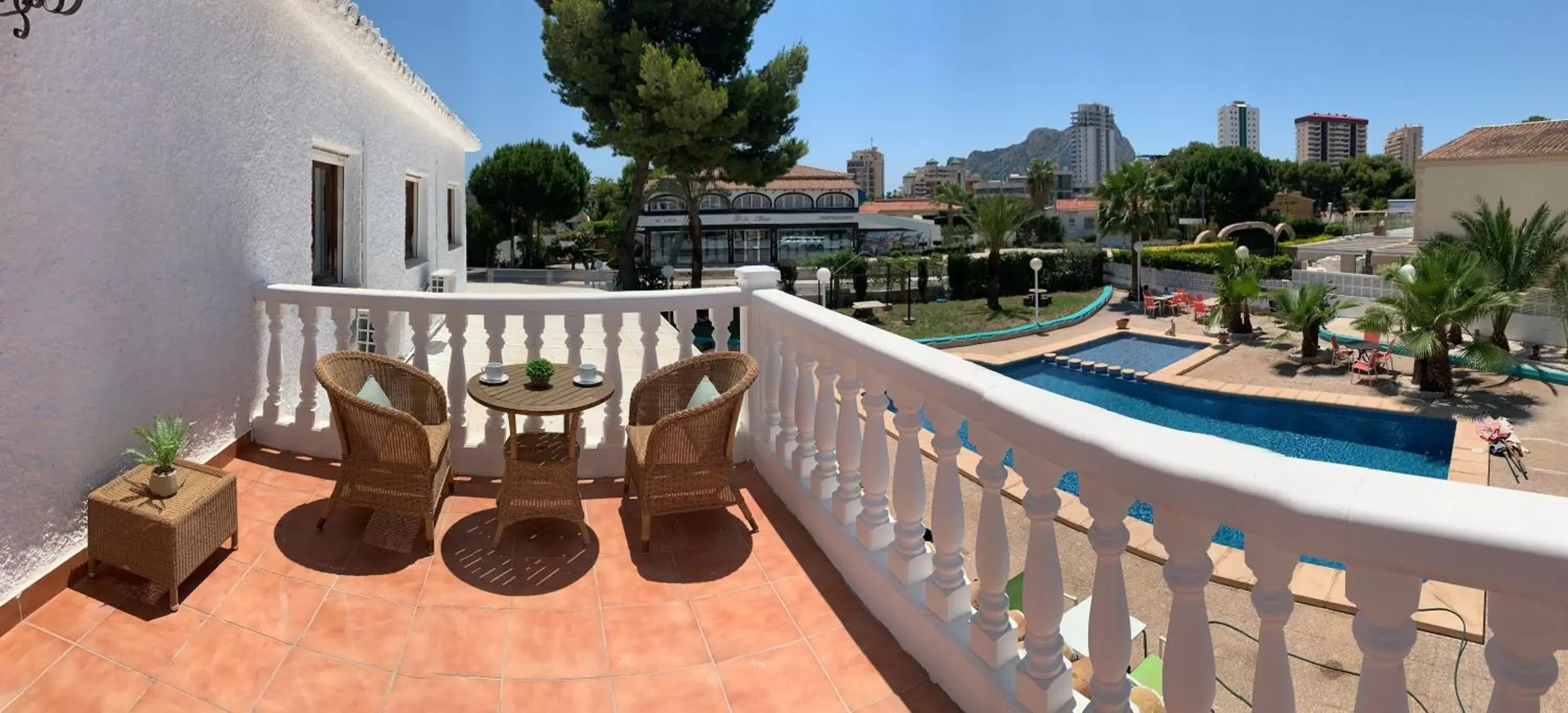 Balcony/Terrace in Casa los Pinos Calpe Playa