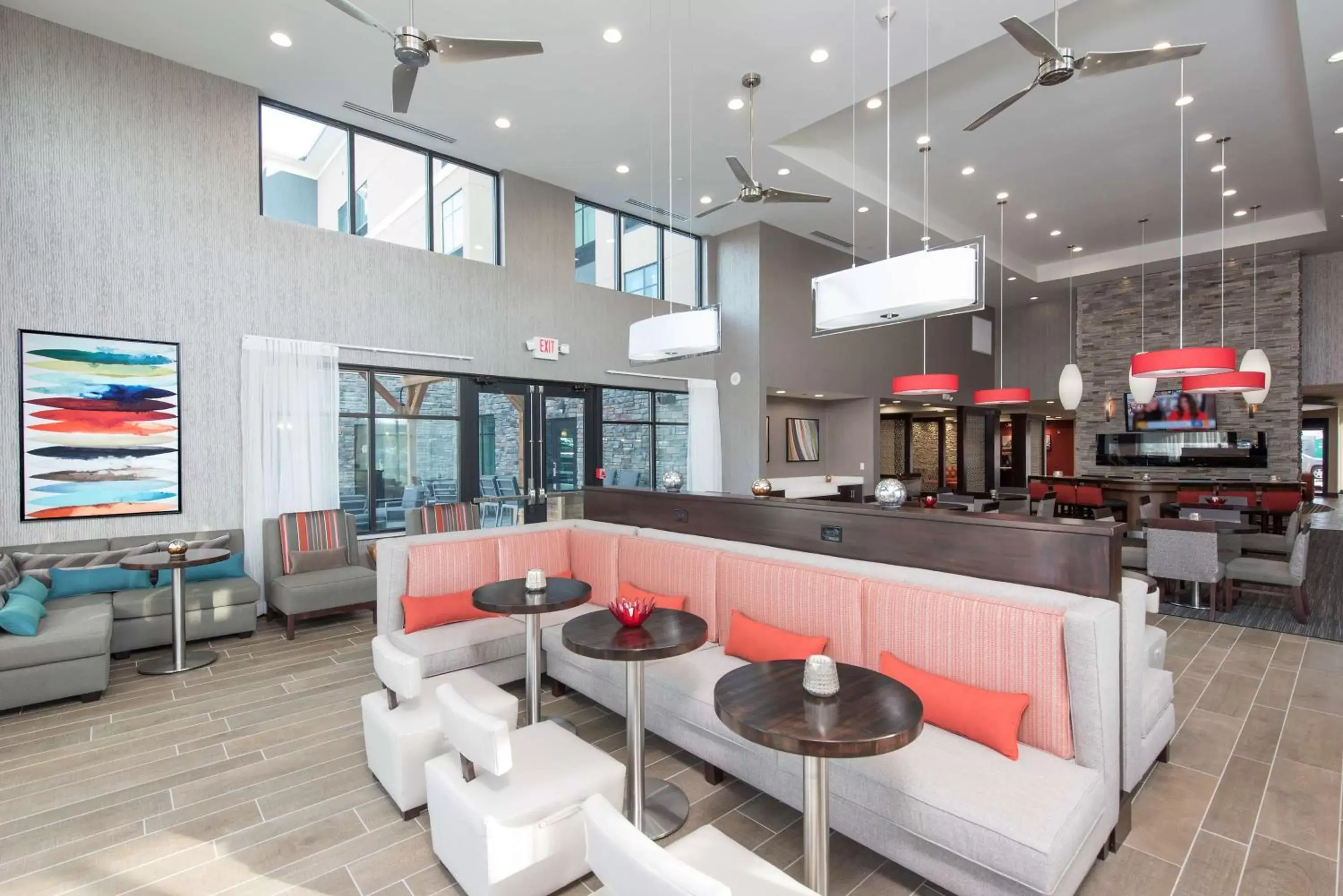 Lobby or reception, Restaurant/Places to Eat in Homewood Suites by Hilton Cleveland/Sheffield