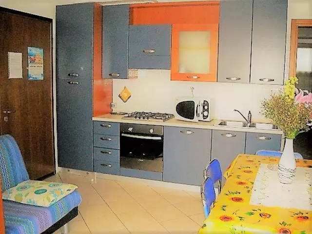 Kitchen/Kitchenette in Villaggio dei Fiori Apart- Hotel 3 Stars - Family Resort