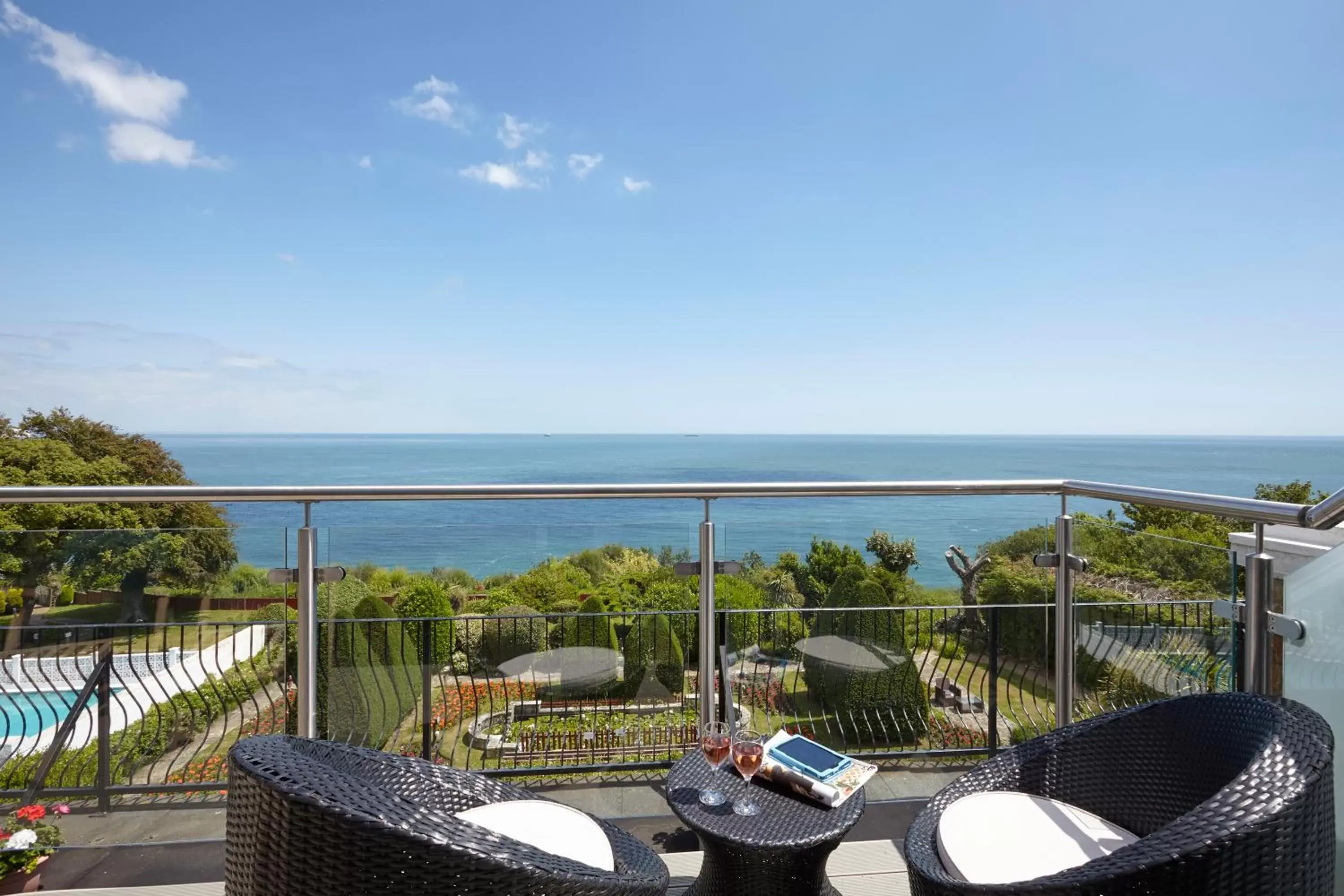 Sea view in Luccombe Hall Hotel Sea view in Luccombe Hall Hotel